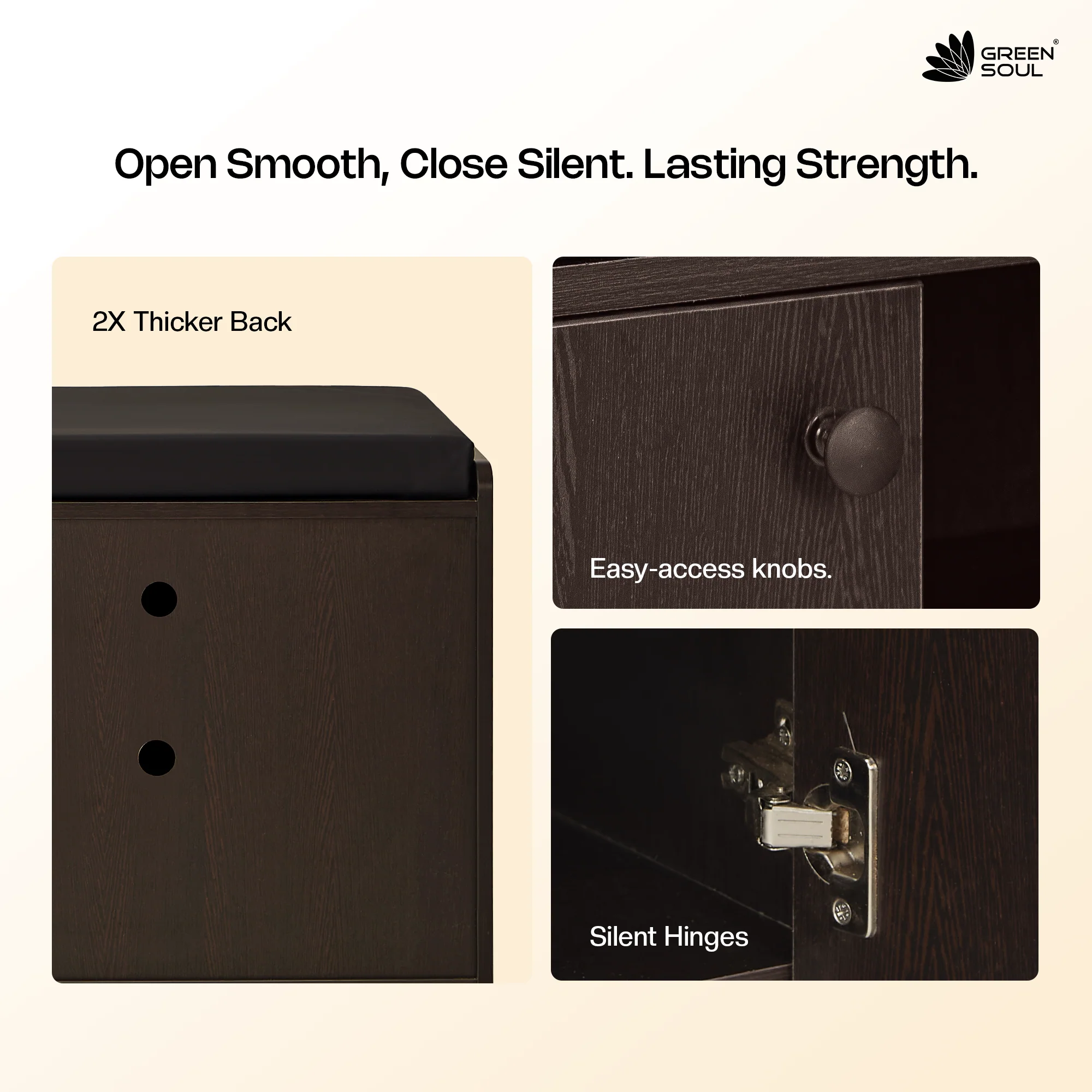 Fortuna 2+1 Door Engineered Wood Shoe Rack - Image 11