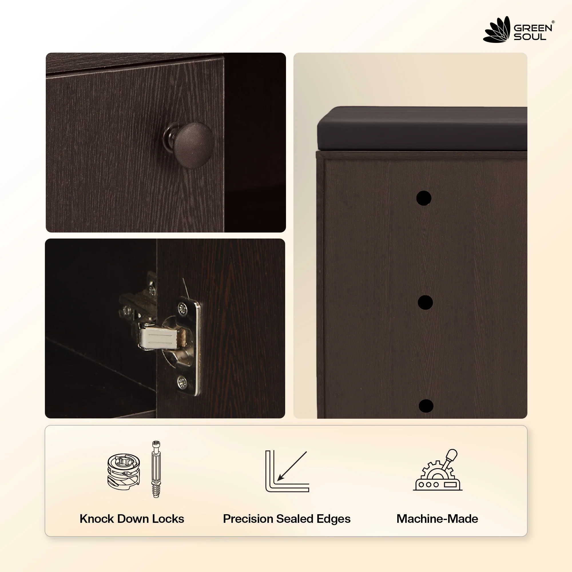 Fortuna 2+1 Door Engineered Wood Shoe Rack - Image 14