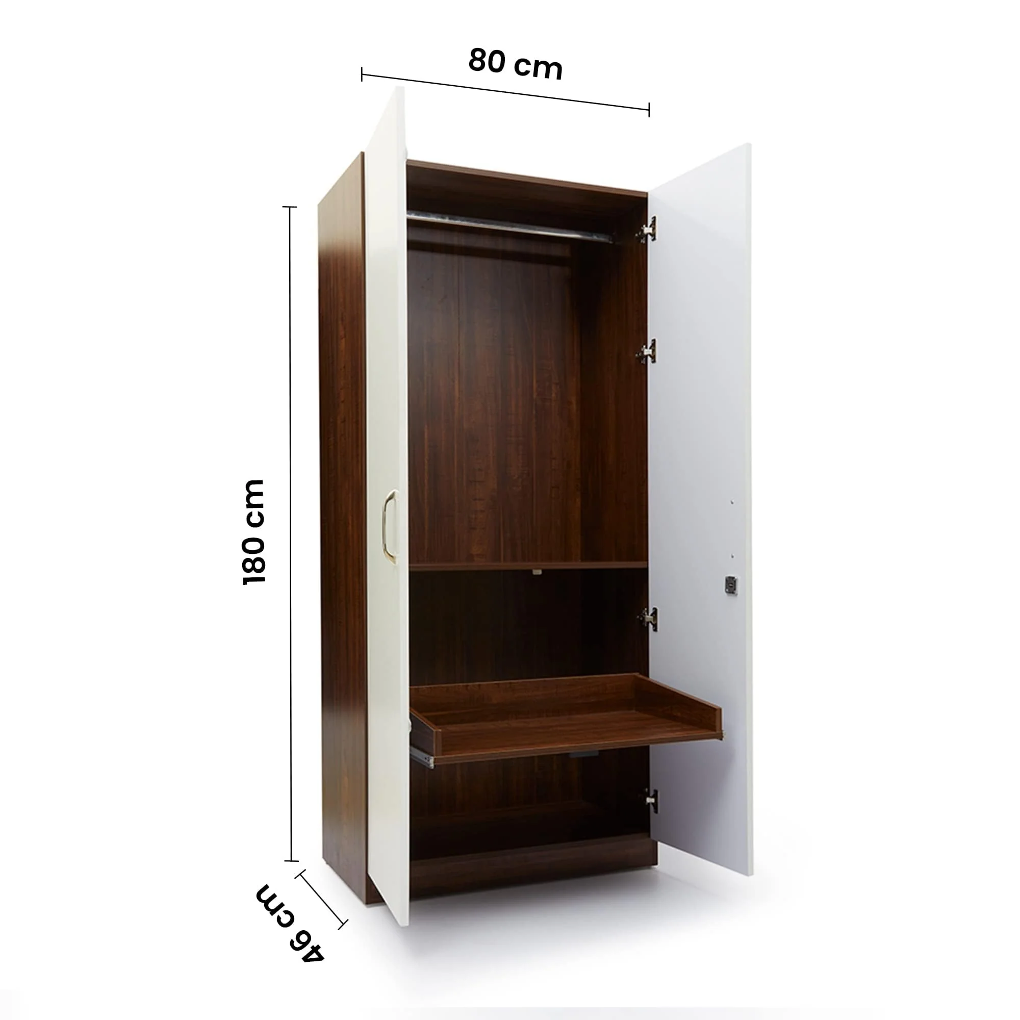 Green Soul Arthur 2-Door Wardrobe - Image 19