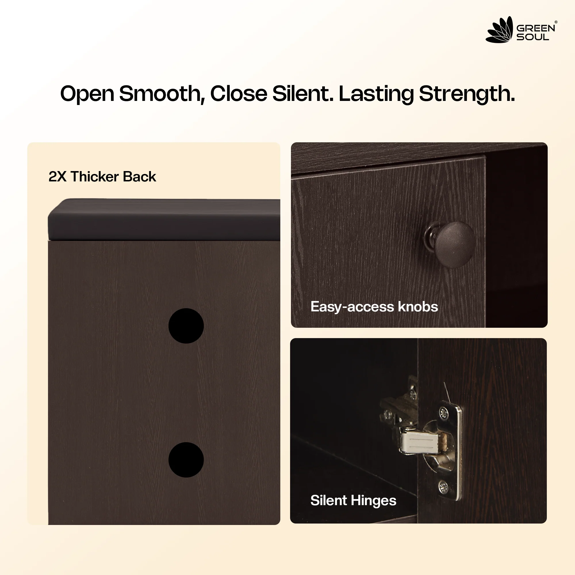 Fortuna 2 Door Shoe Rack with Seating 6 Shelves, 2 Doors Stores up to 12 Pair of Shoes - Image 21