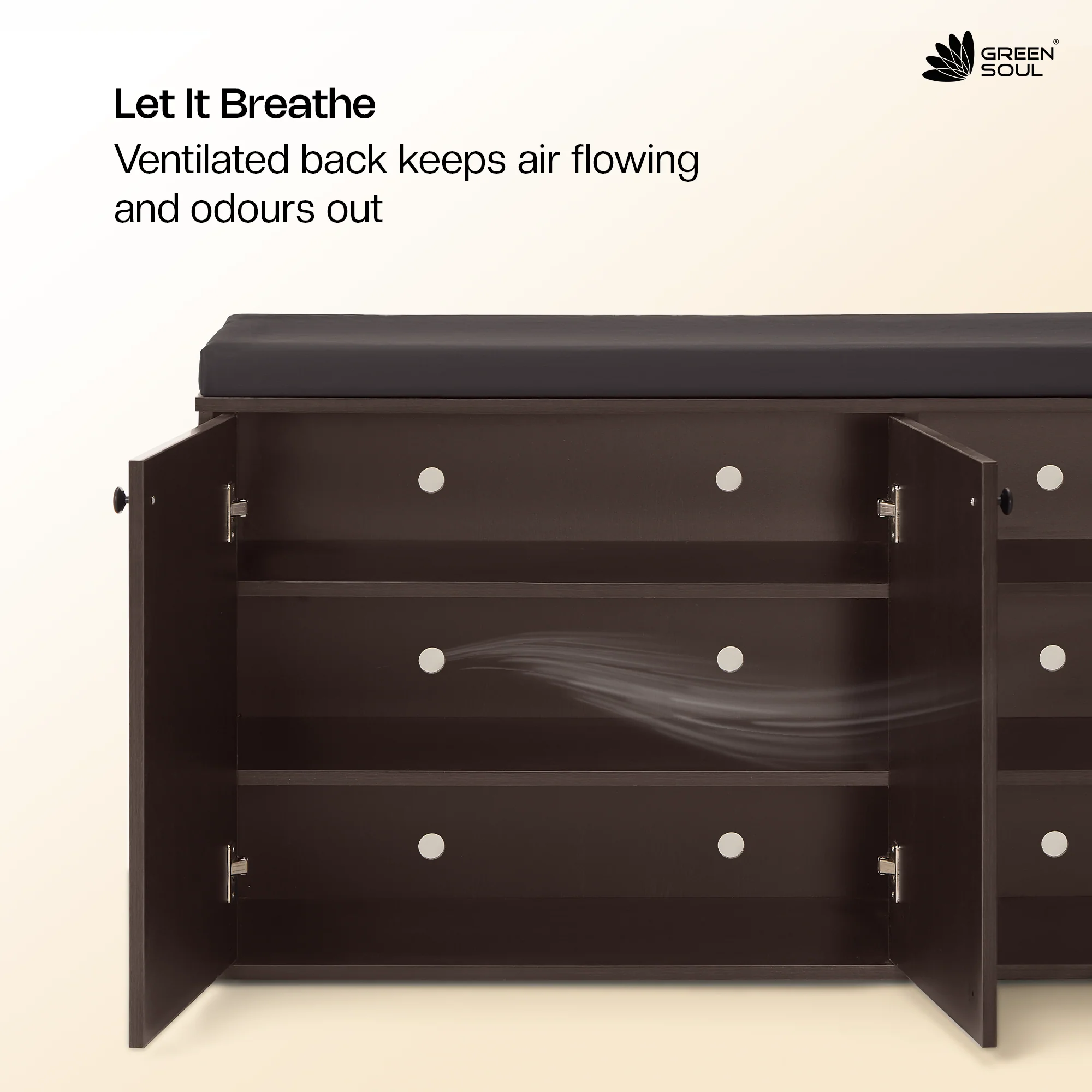 Fortuna 3 Door Engineered Wood Shoe Rack - Image 17