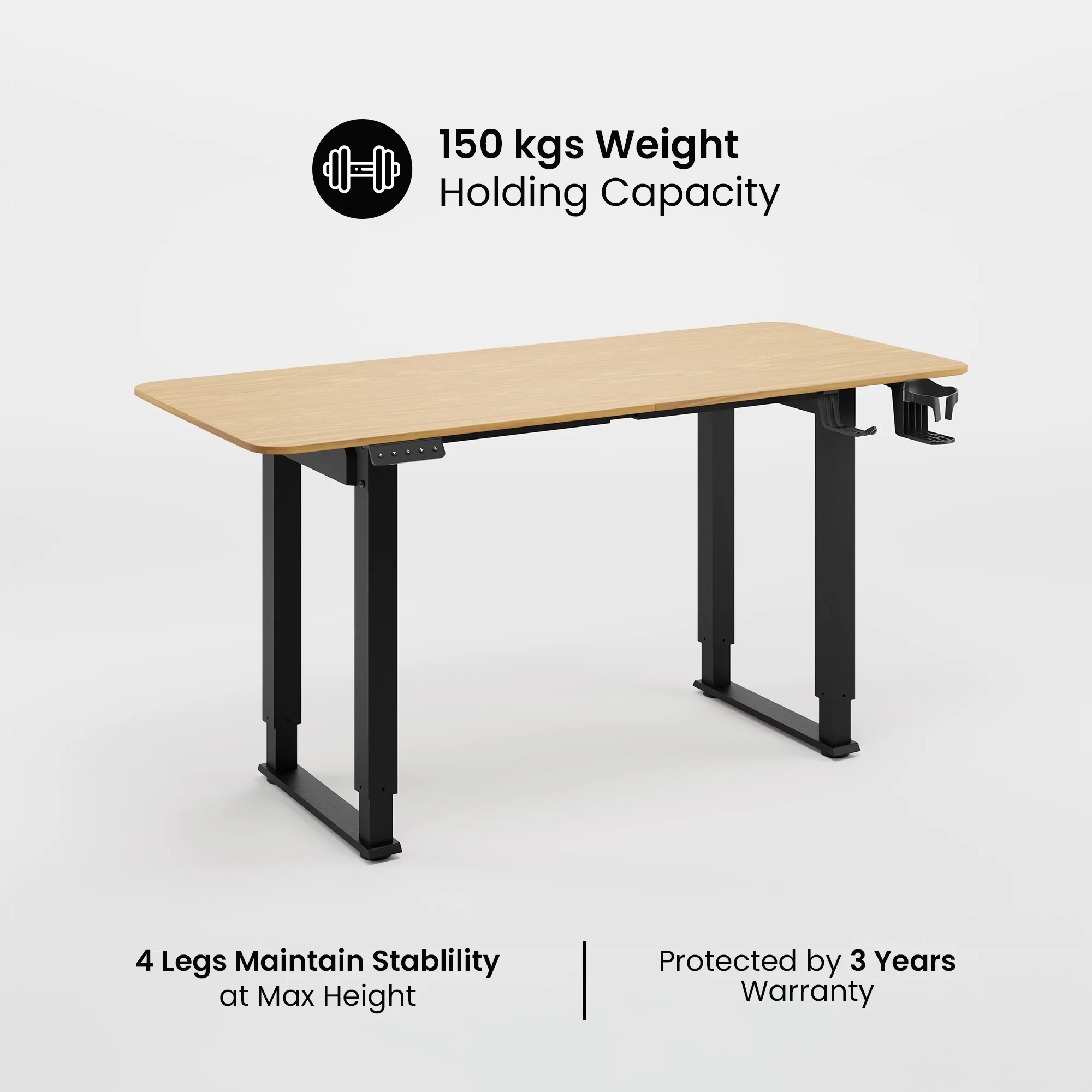 Green Soul Alex Height Adjustable Table - Image 5