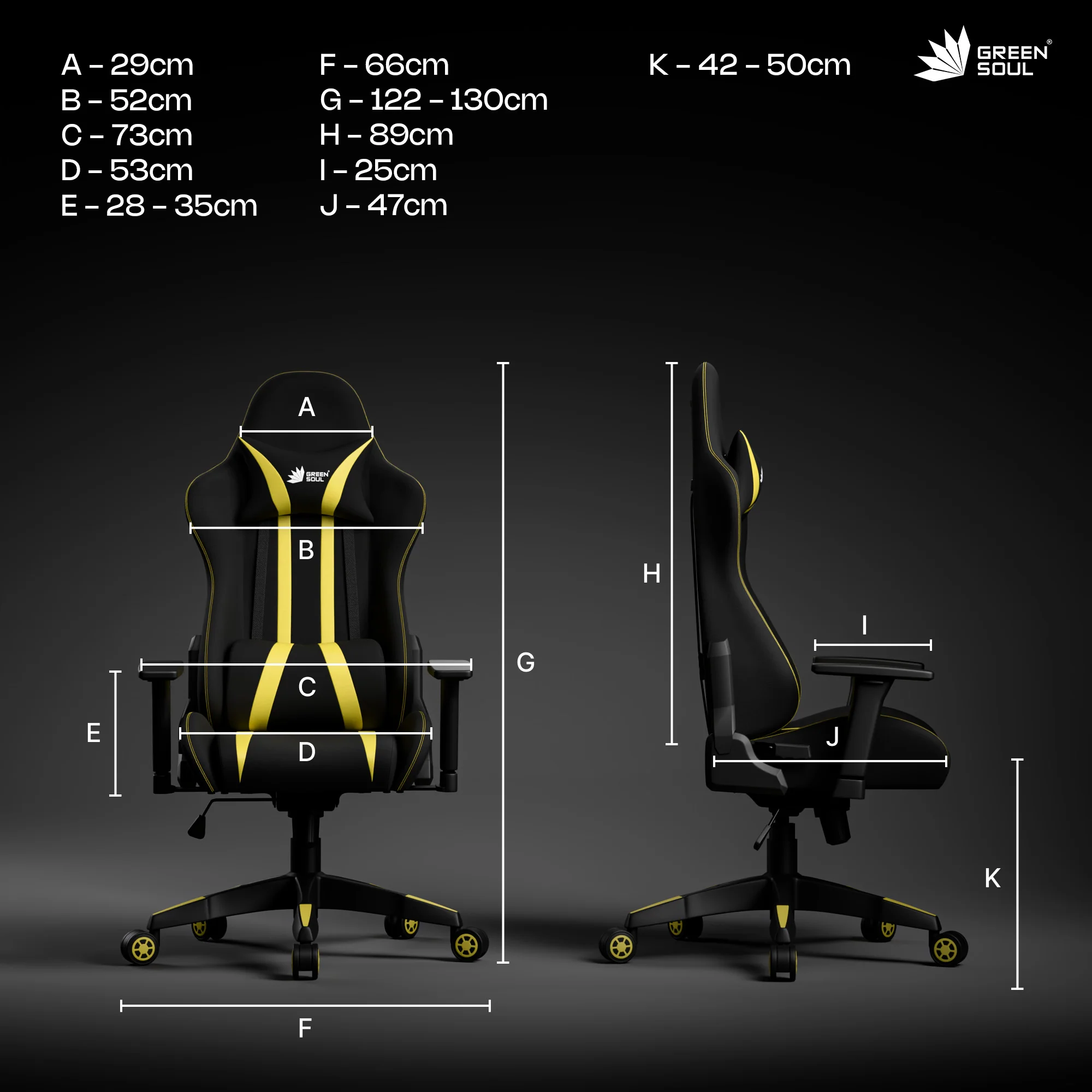 Green Soul Beast Gaming Chair - Image 27