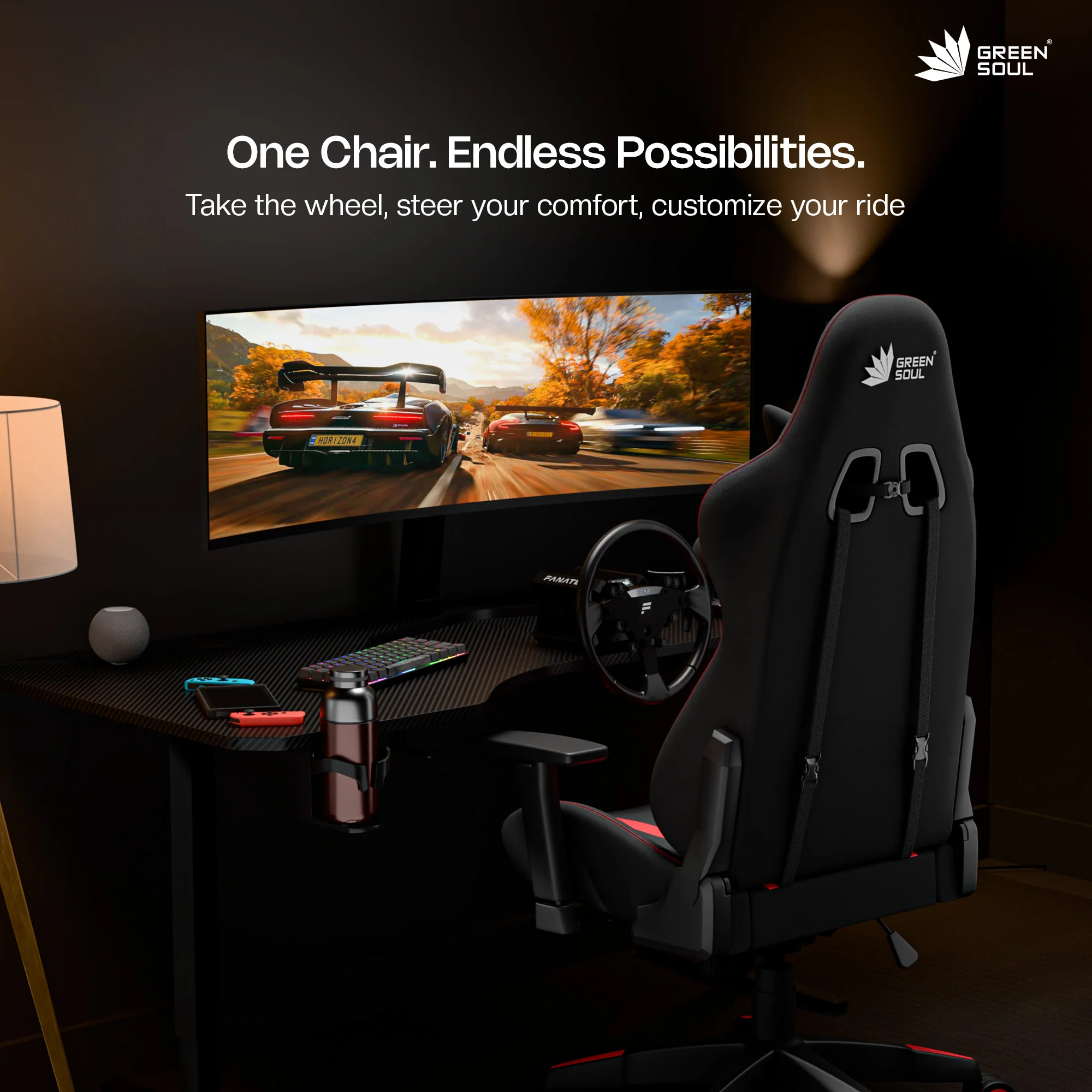 Green Soul Beast Gaming Chair - Image 4