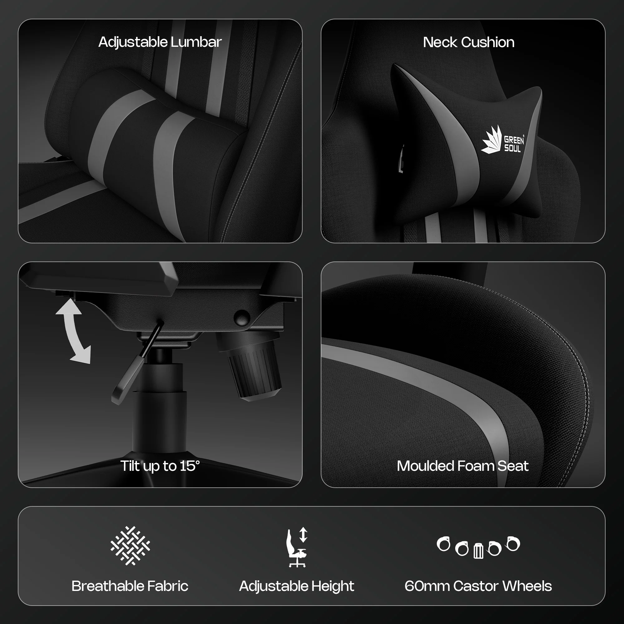 Green Soul Beast Gaming Chair - Image 40