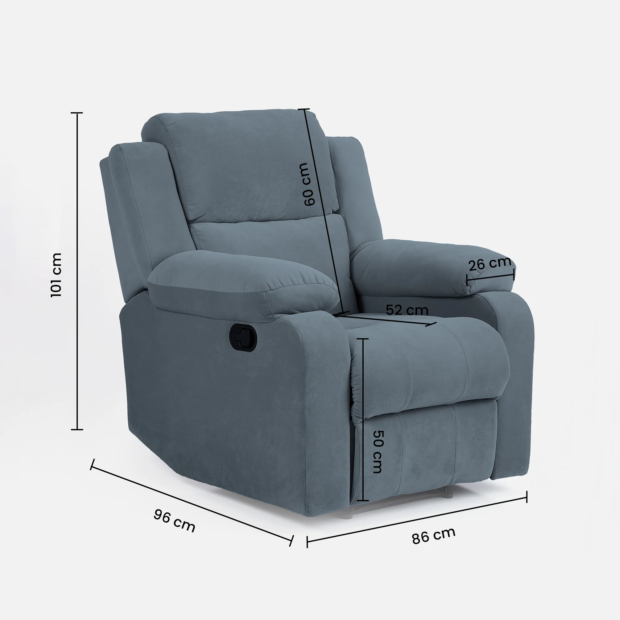 Green Soul Comfy Rocking Revolving and Recliner Sofa - Image 11