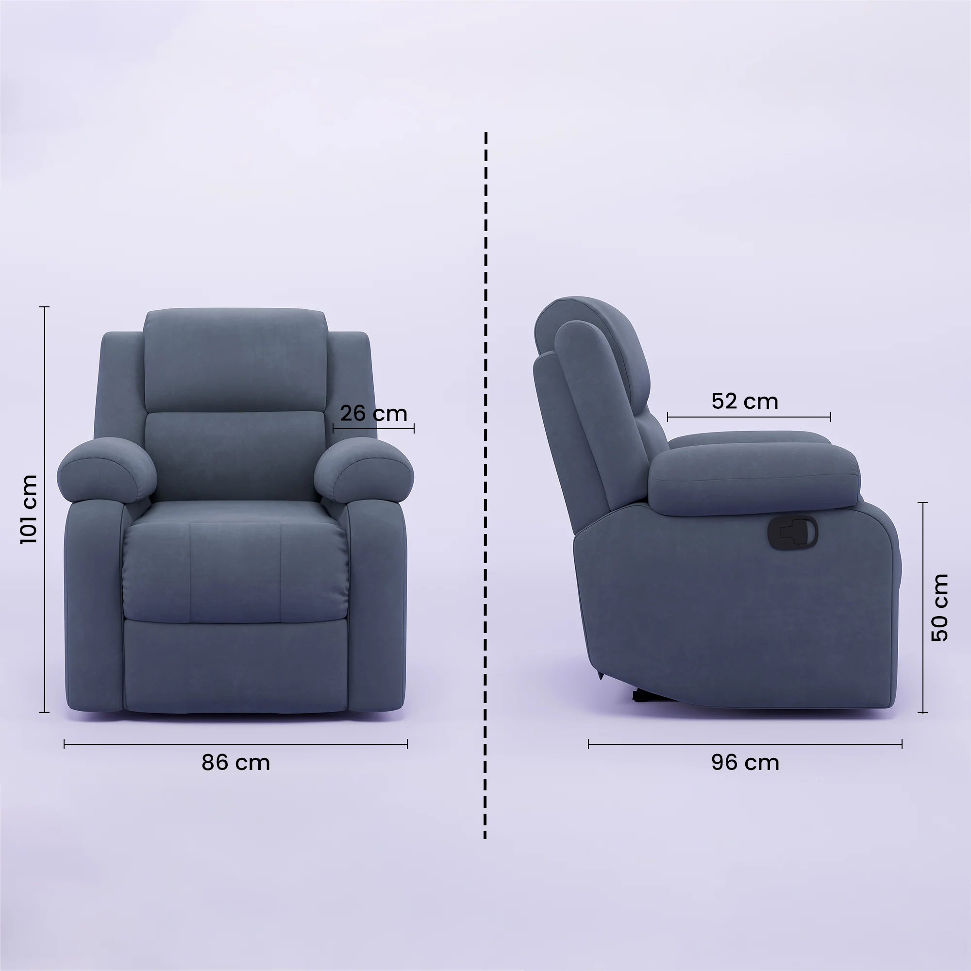 Green Soul Comfy Rocking Revolving and Recliner Sofa - Image 57