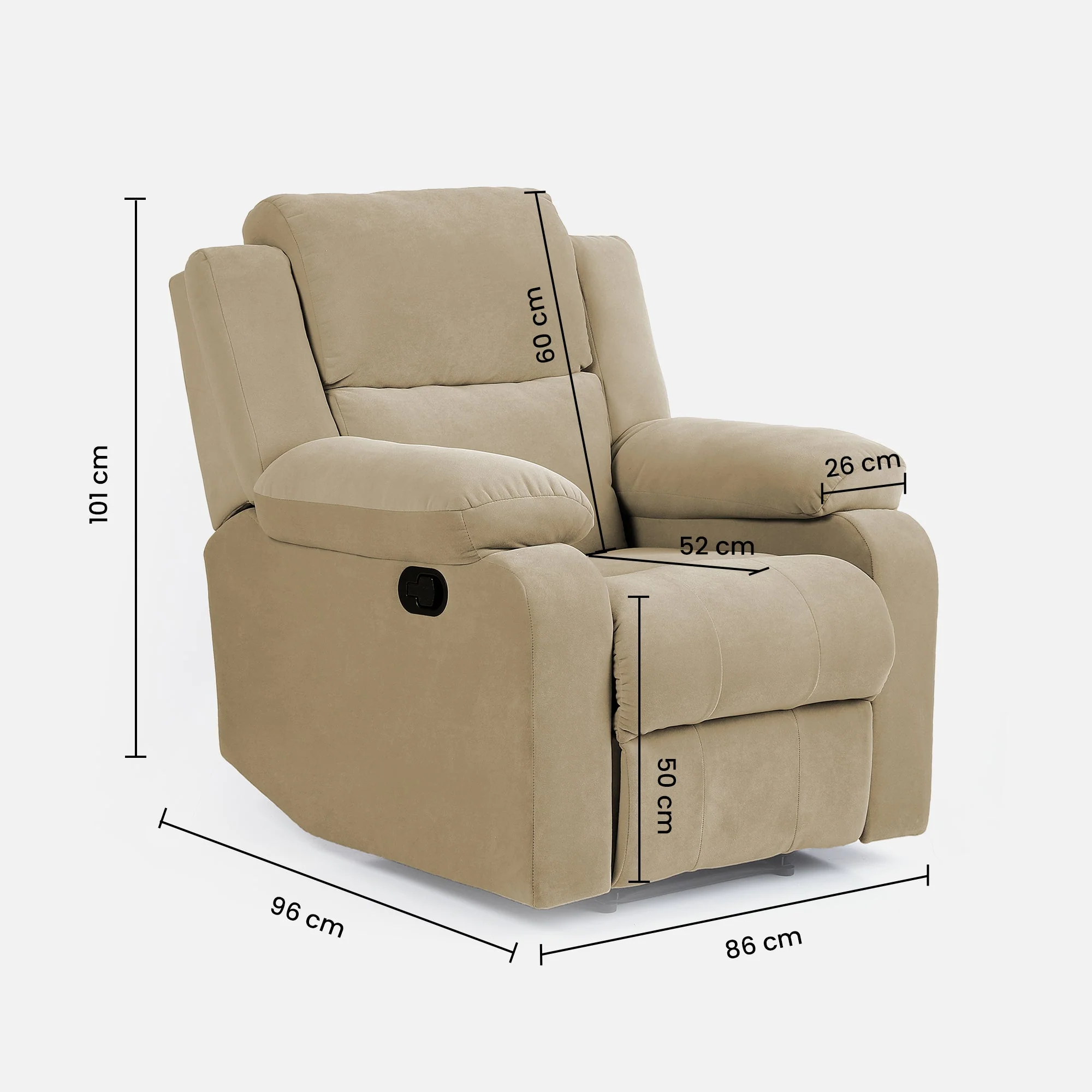 Green Soul Comfy Rocking Revolving and Recliner Sofa - Image 80