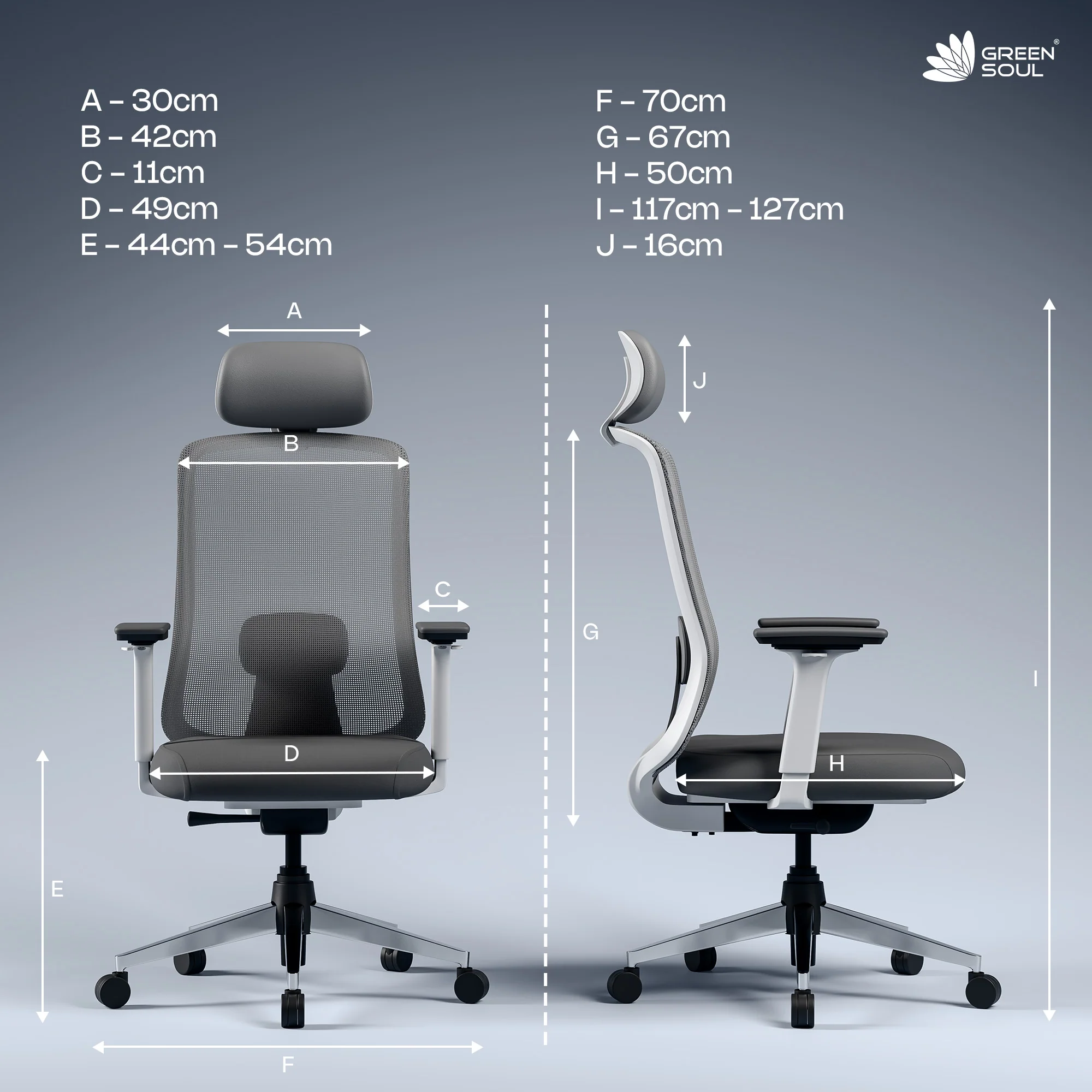 Green Soul Cosmos Superb Ergonomic Office Chair - Image 6