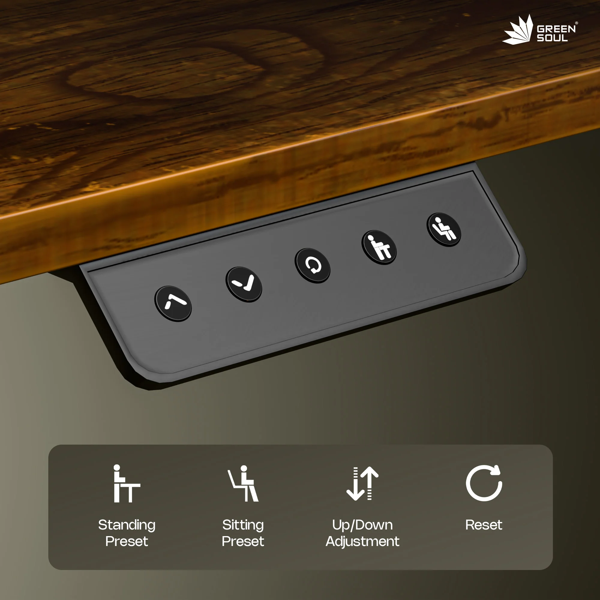 Green Soul Elevate Electric Height Adjustable Table - Image 24