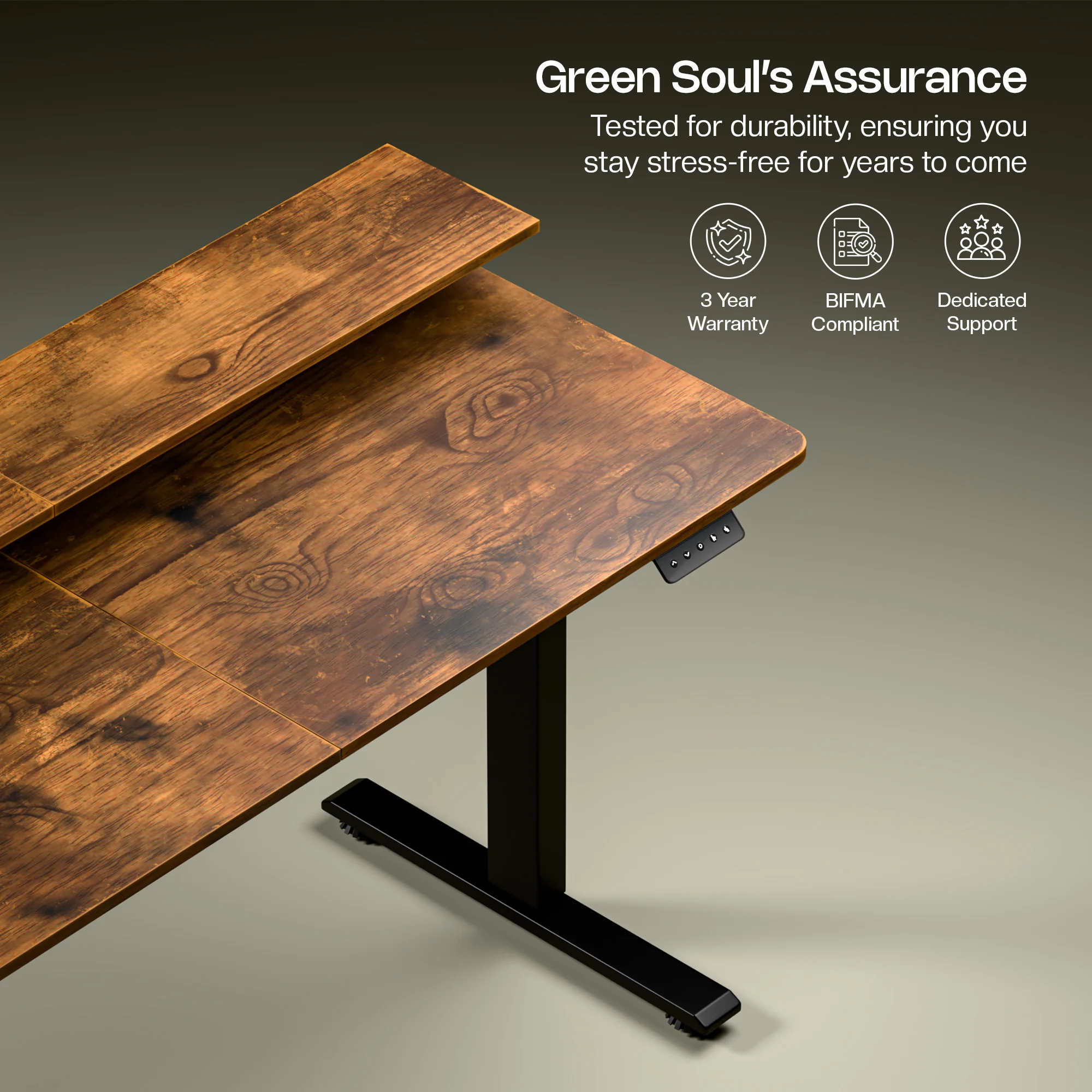Green Soul Elevate Electric Height Adjustable Table - Image 29