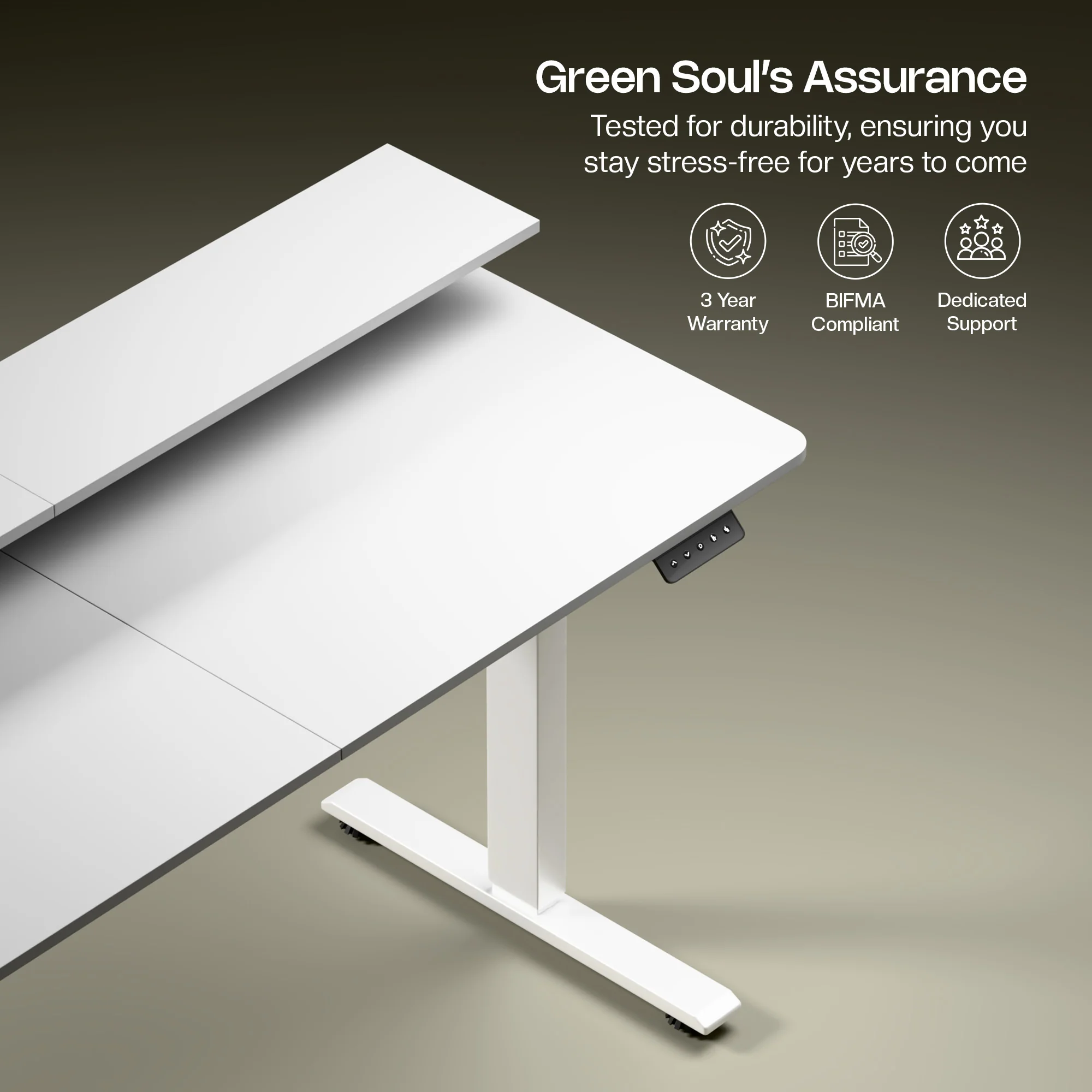 Green Soul Elevate Electric Height Adjustable Table - Image 8