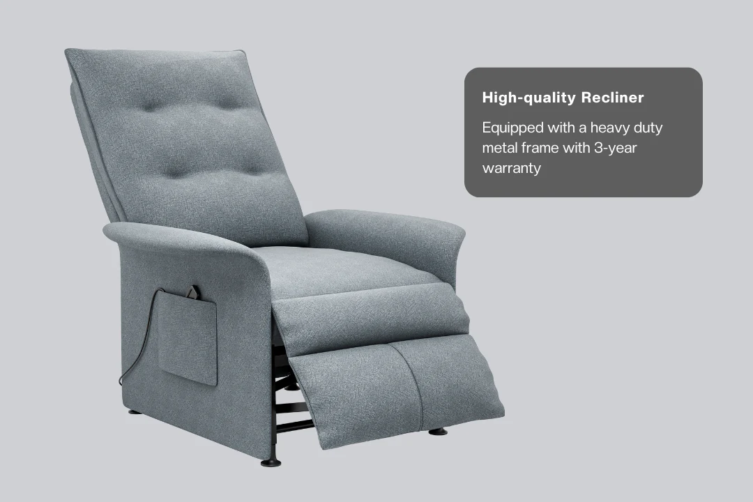 Green Soul Flexy Fabric Single Seater Recliner - Image 7