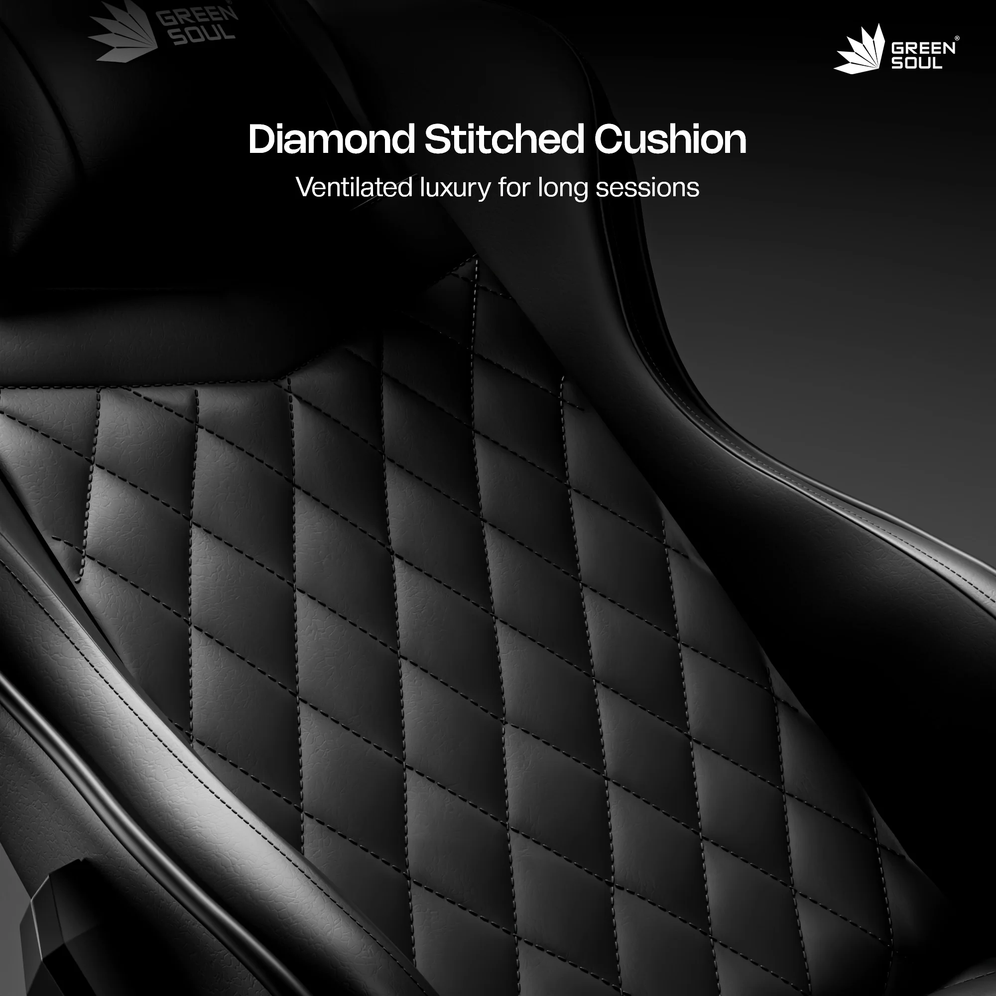 Green Soul Ghost Gaming Chair With Integrated Footrest - Image 32