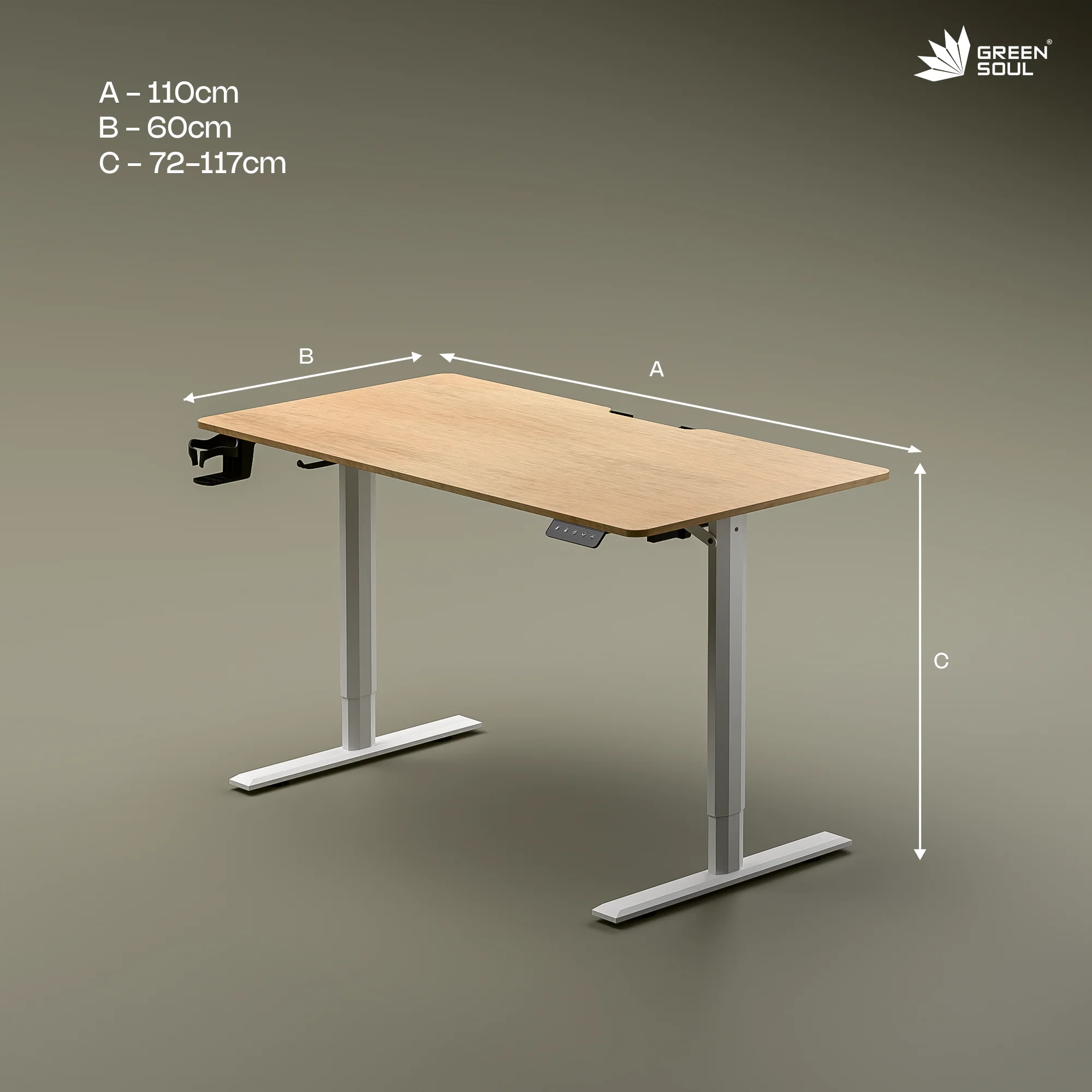Green Soul Imperium Electric Height Adjustable Table - Image 10