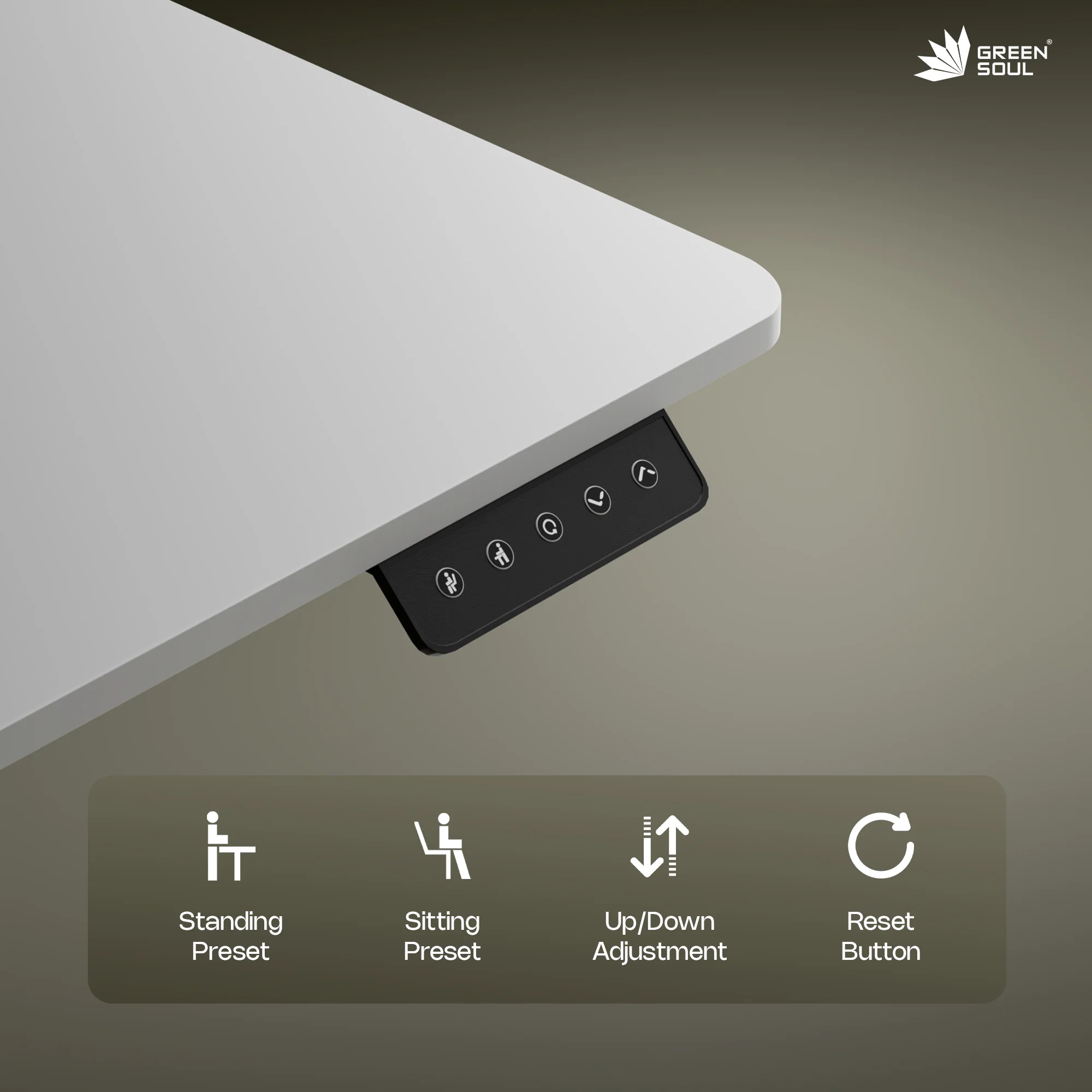 Green Soul Imperium Electric Height Adjustable Table - Image 13
