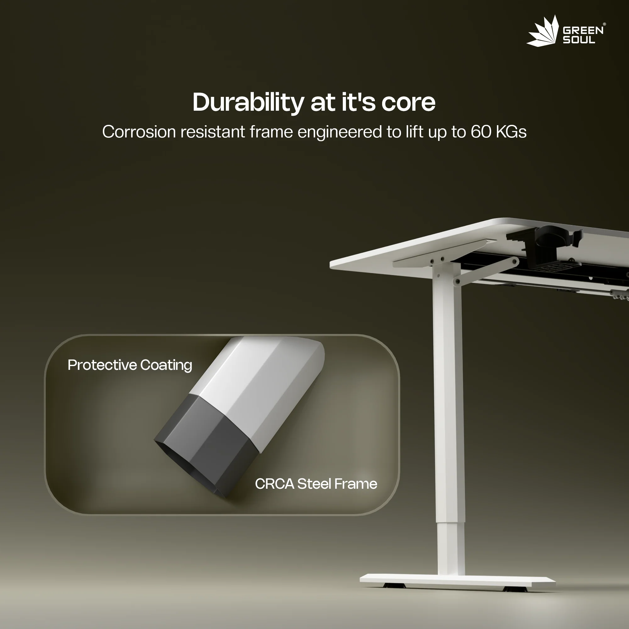 Green Soul Imperium Electric Height Adjustable Table - Image 14