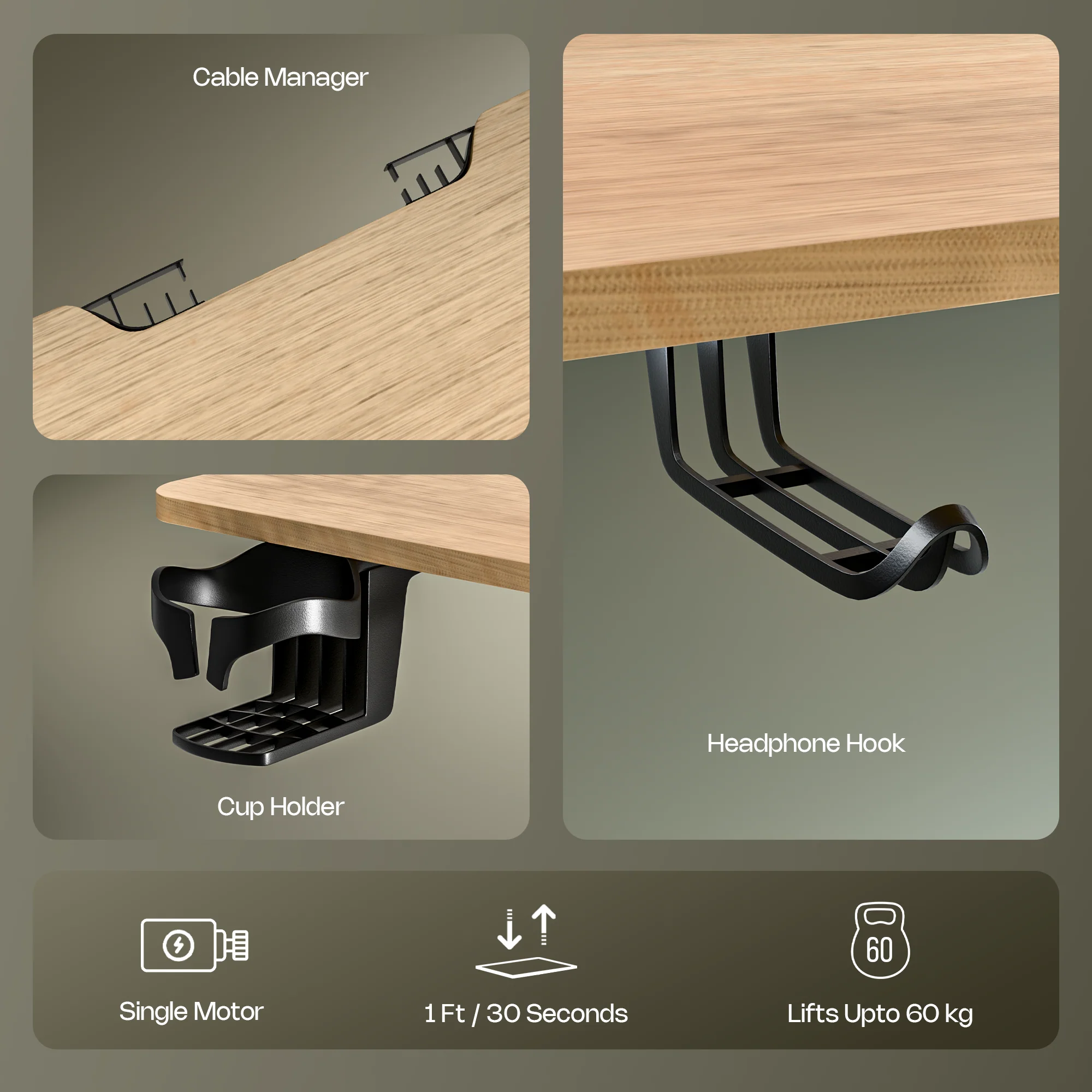 Green Soul Imperium Electric Height Adjustable Table - Image 26