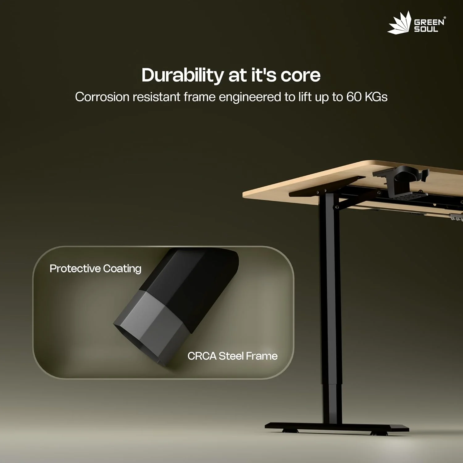 Green Soul Imperium Electric Height Adjustable Table - Image 42