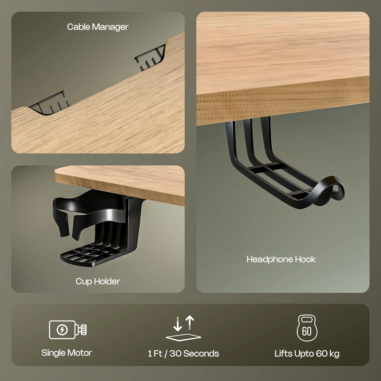 Green Soul Imperium Electric Height Adjustable Table - Image 45
