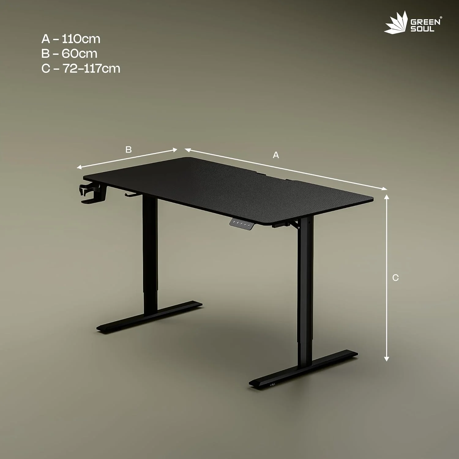 Green Soul Imperium Electric Height Adjustable Table - Image 50