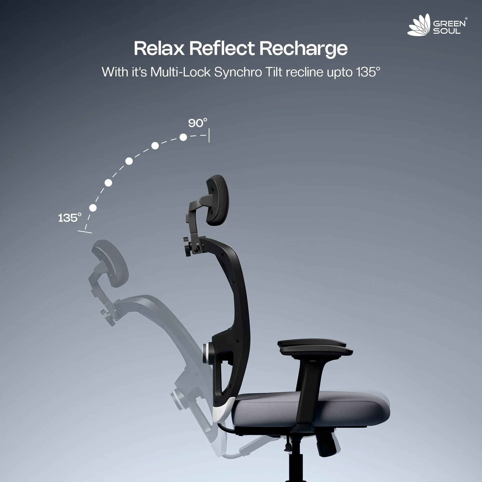 Green Soul Jupiter Pro High Back Mesh Office Chair - Image 17