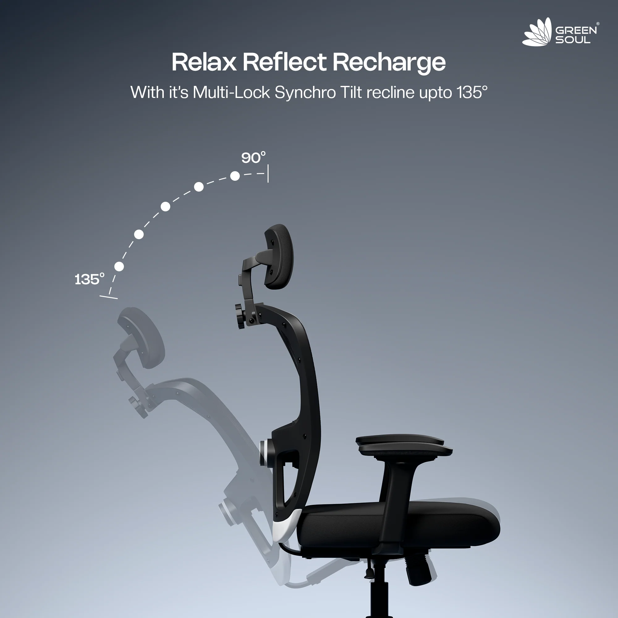 Green Soul Jupiter Pro High Back Mesh Office Chair - Image 8