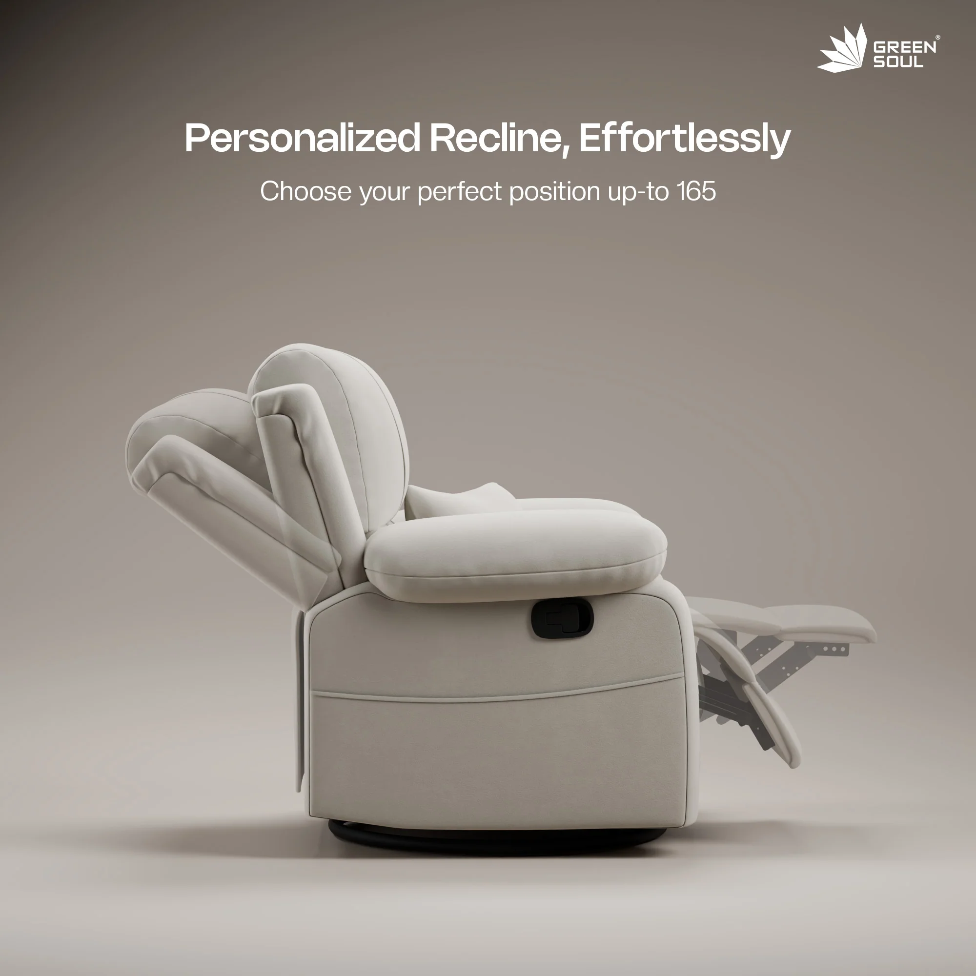 Green Soul Laze 2.0 Manual Recliner Sofa - Image 11