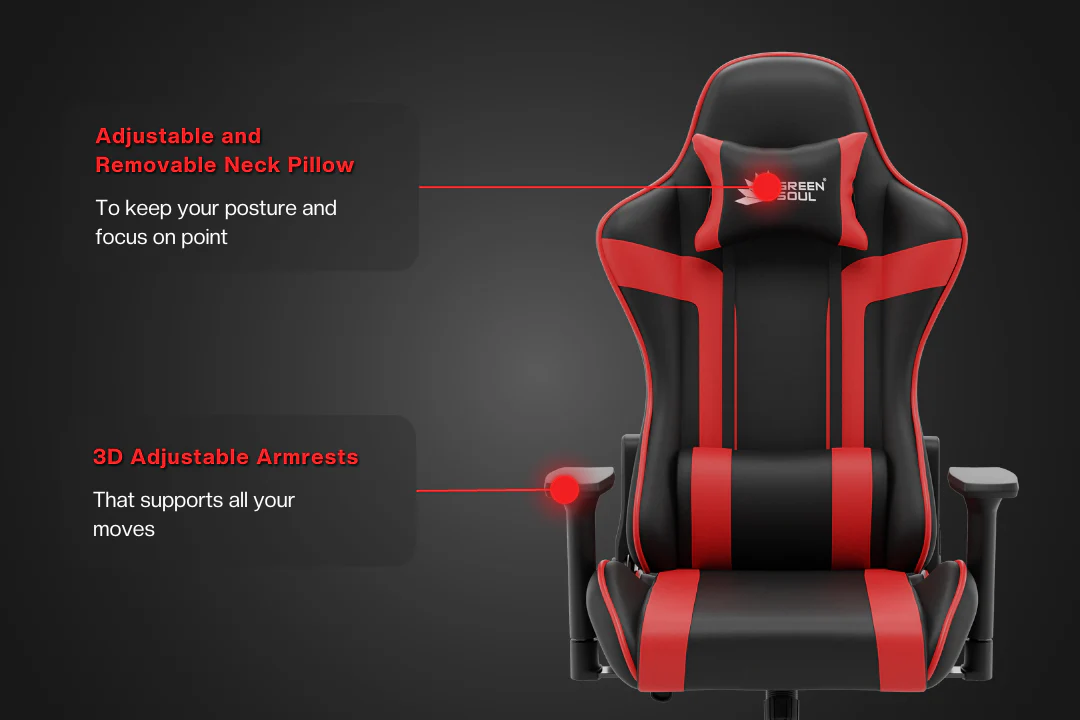 Green Soul Raptor 2.0 Racing Edition Gaming Chair - Image 8