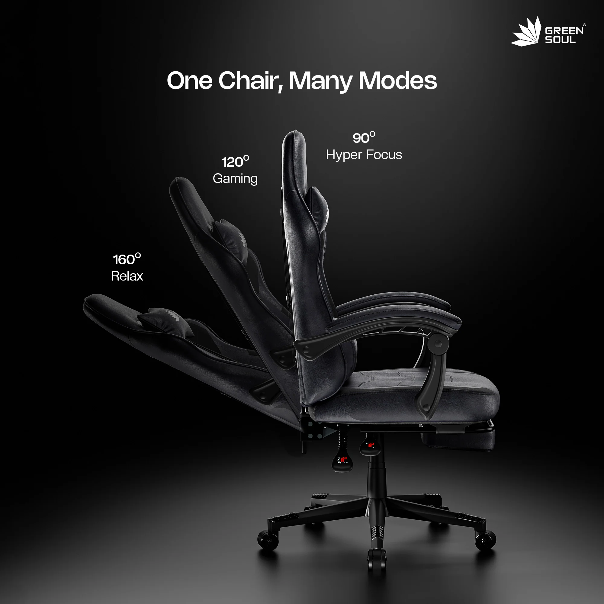 Green Soul Blade Ergonomic Gaming Chair Multi-Functional Computer Chair - Image 10