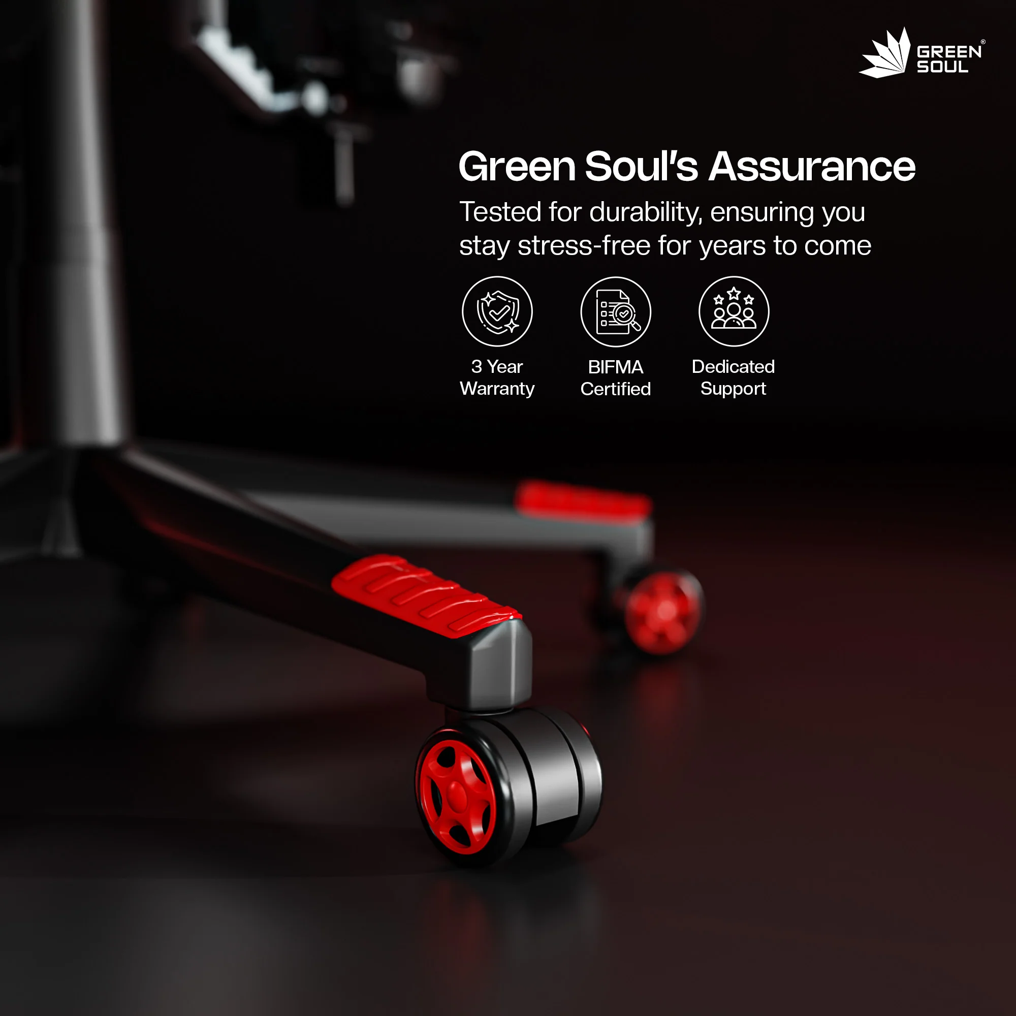 Green Soul Blade Ergonomic Gaming Chair Multi-Functional Computer Chair - Image 25