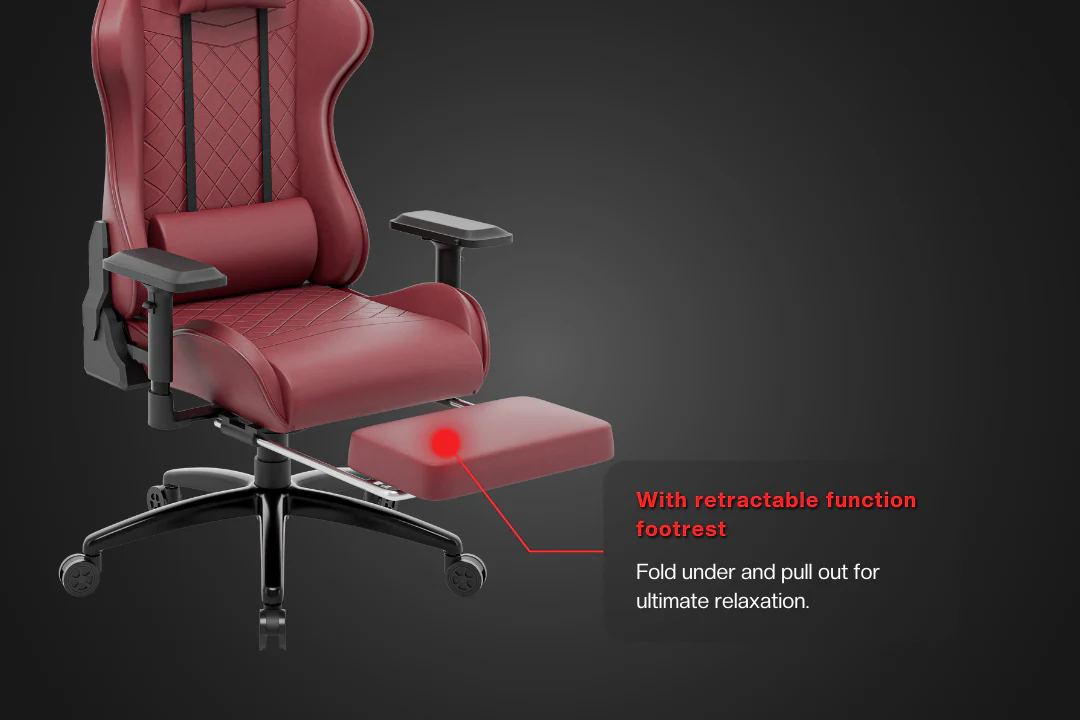 Green Soul Ghost Gaming Chair With Integrated Footrest - Image 19