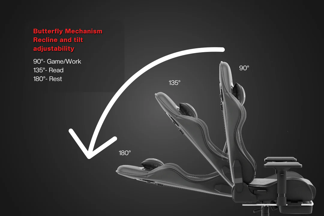 Green Soul Ghost Gaming Chair With Integrated Footrest - Image 7