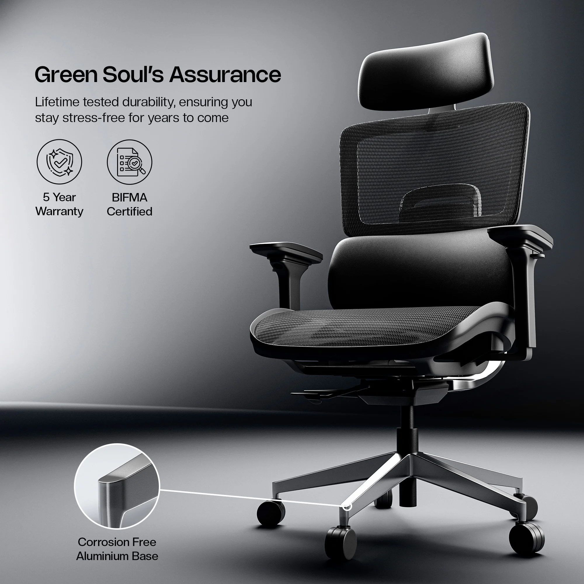 Green Soul Icon Pro Premium Ergonomic Office Chair - Image 13