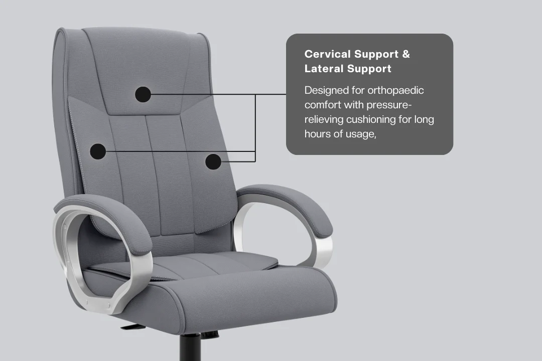 Green Soul Kiev Orthopedic Boss Office Chair (Fabric) - Image 4