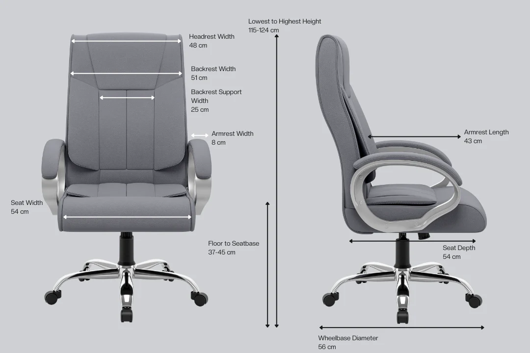 Green Soul Kiev Orthopedic Boss Office Chair (Fabric) - Image 8