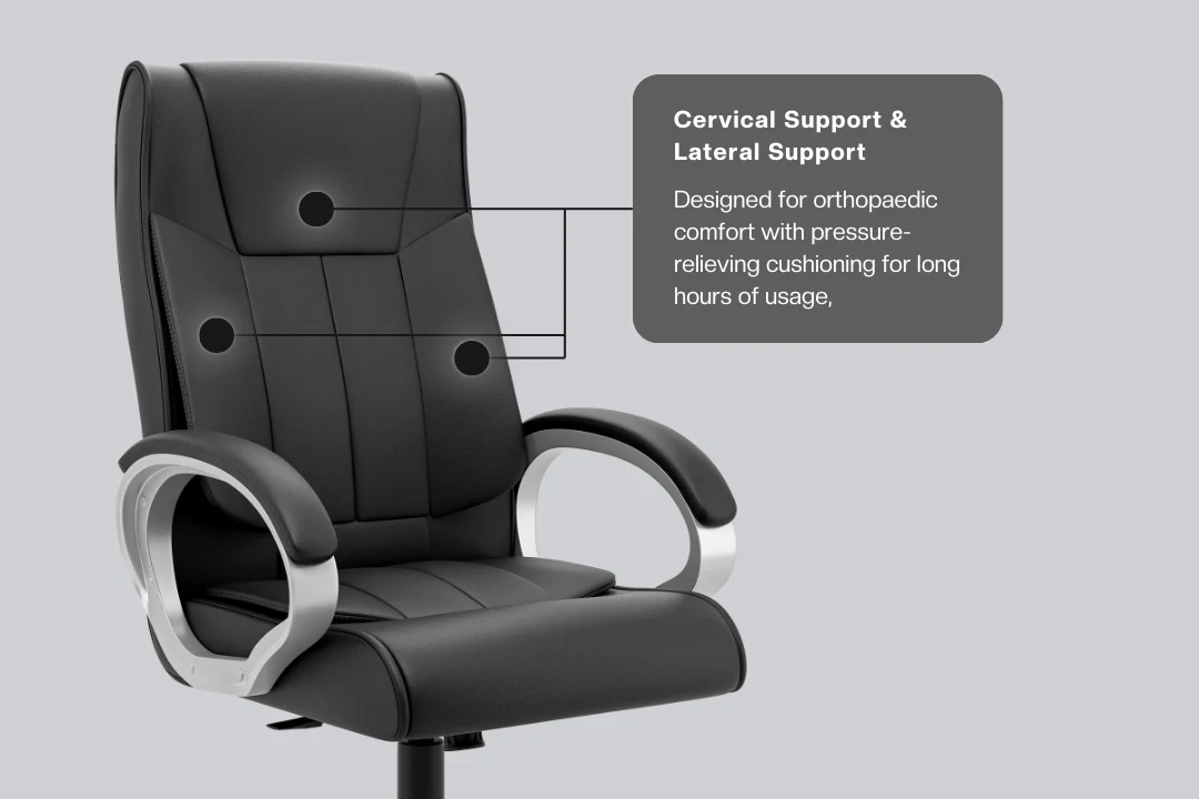 Green Soul Kiev Orthopedic Boss Office Chair (Leatherette) - Image 14