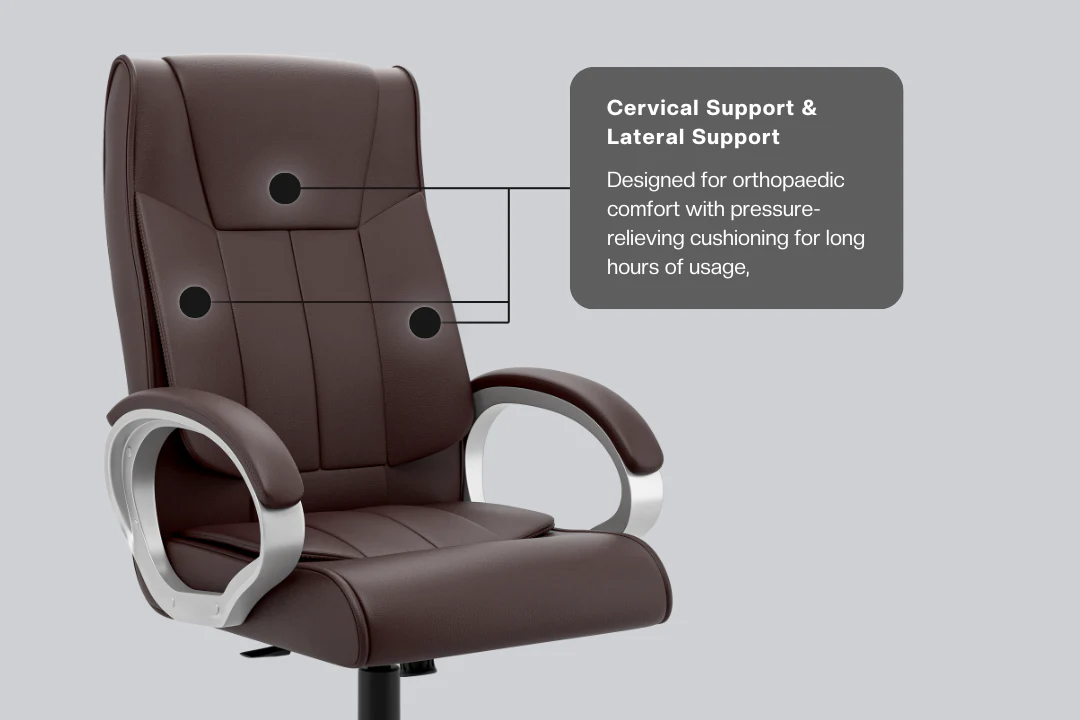 Green Soul Kiev Orthopedic Boss Office Chair (Leatherette) - Image 8