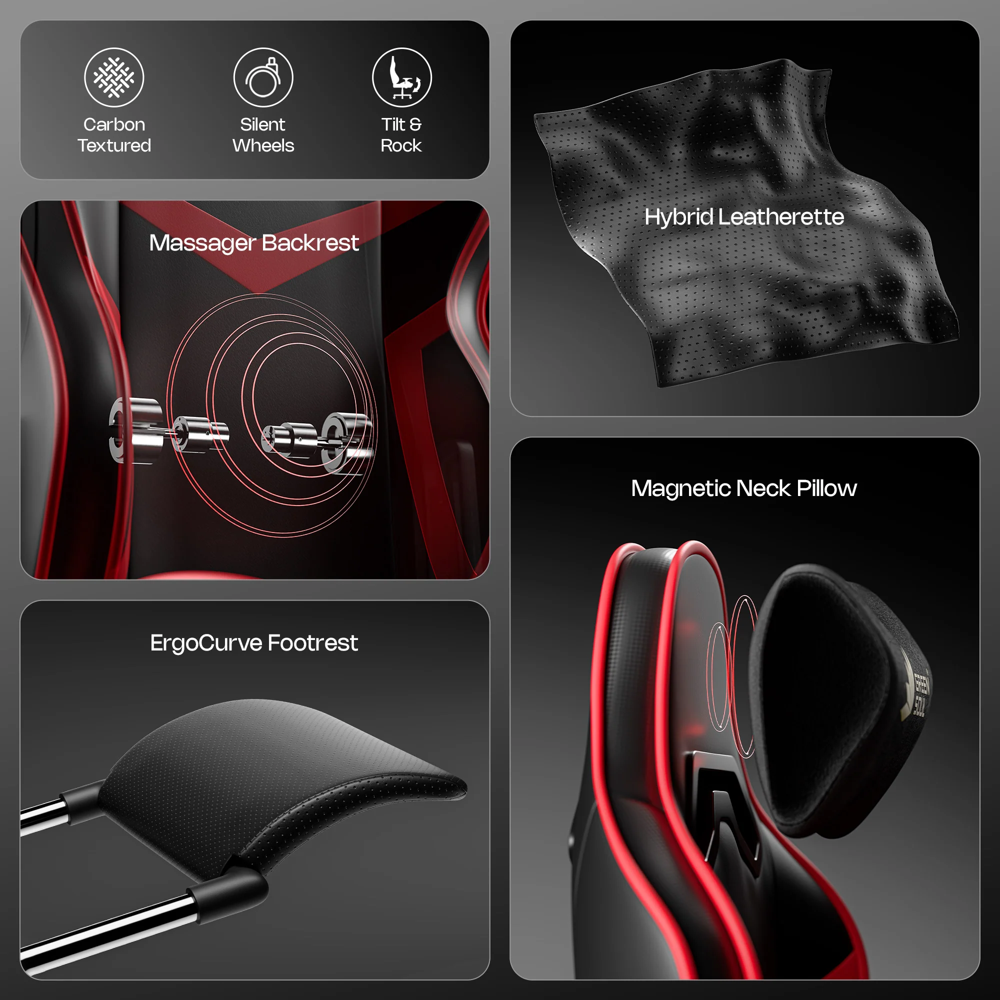 Green Soul Monster Pro Gaming Chair with Ventilated Seats - Image 11