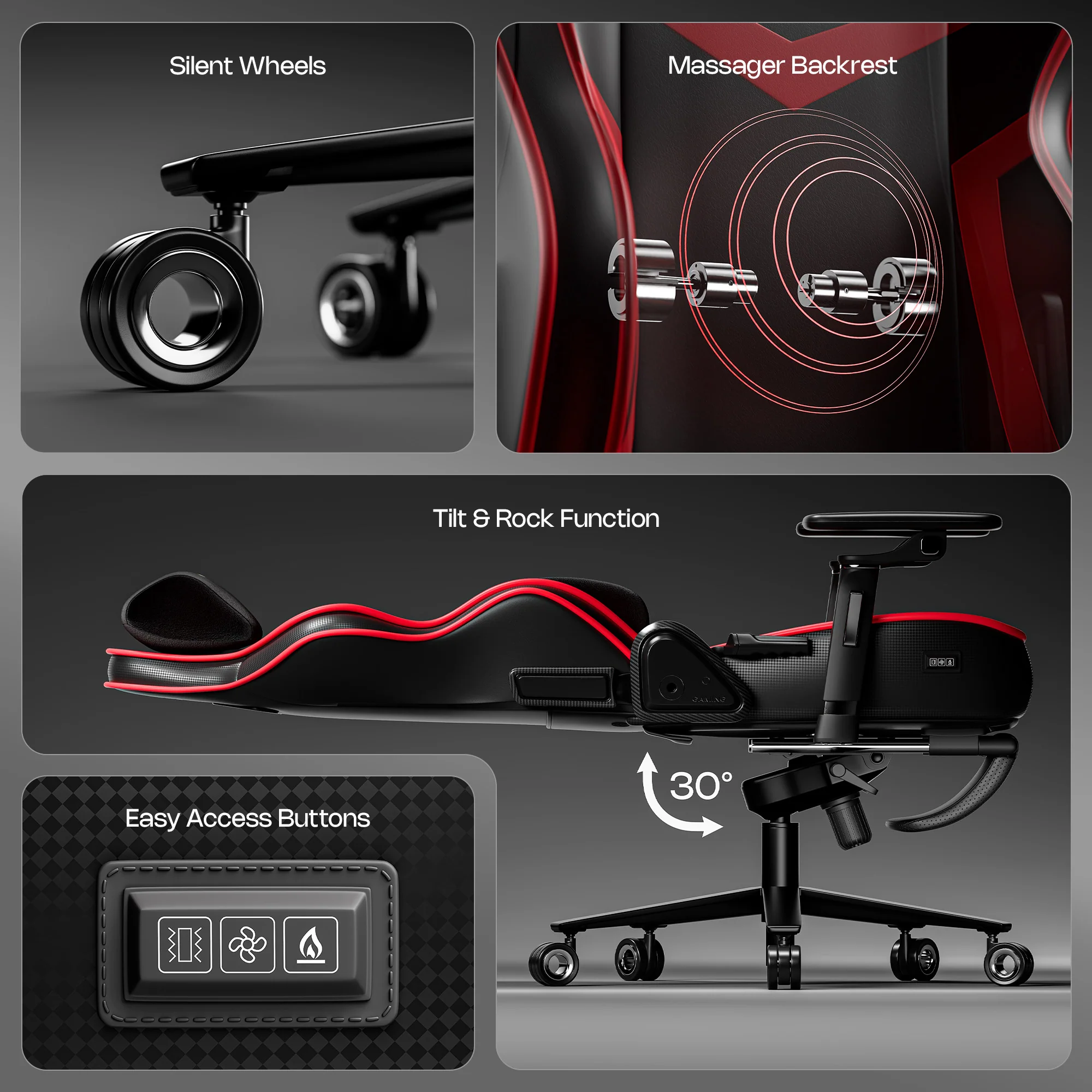 Green Soul Monster Pro Gaming Chair with Ventilated Seats - Image 30