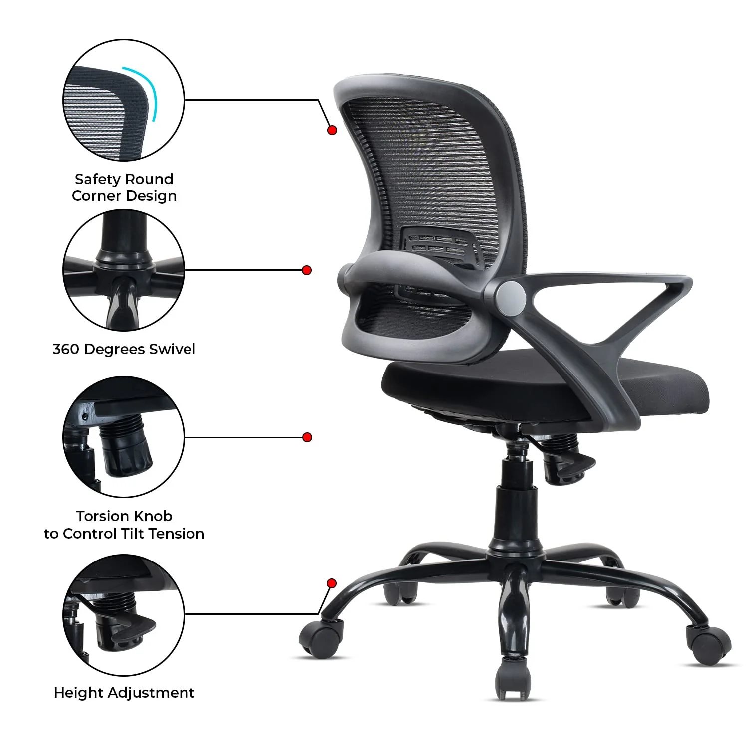 Green Soul Renewed Pebble Basic Chair - Image 5