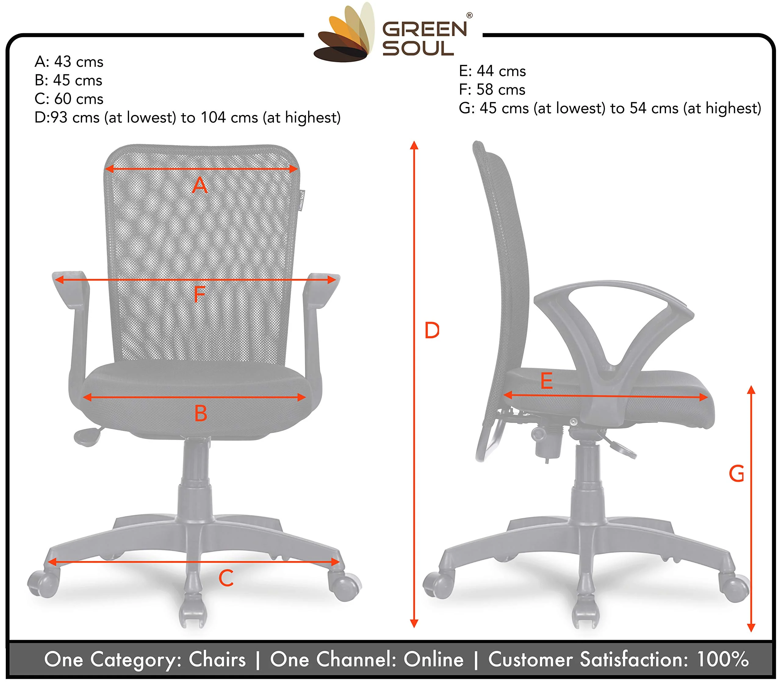 Green Soul Renewed Seoul Basic Chair - Image 42