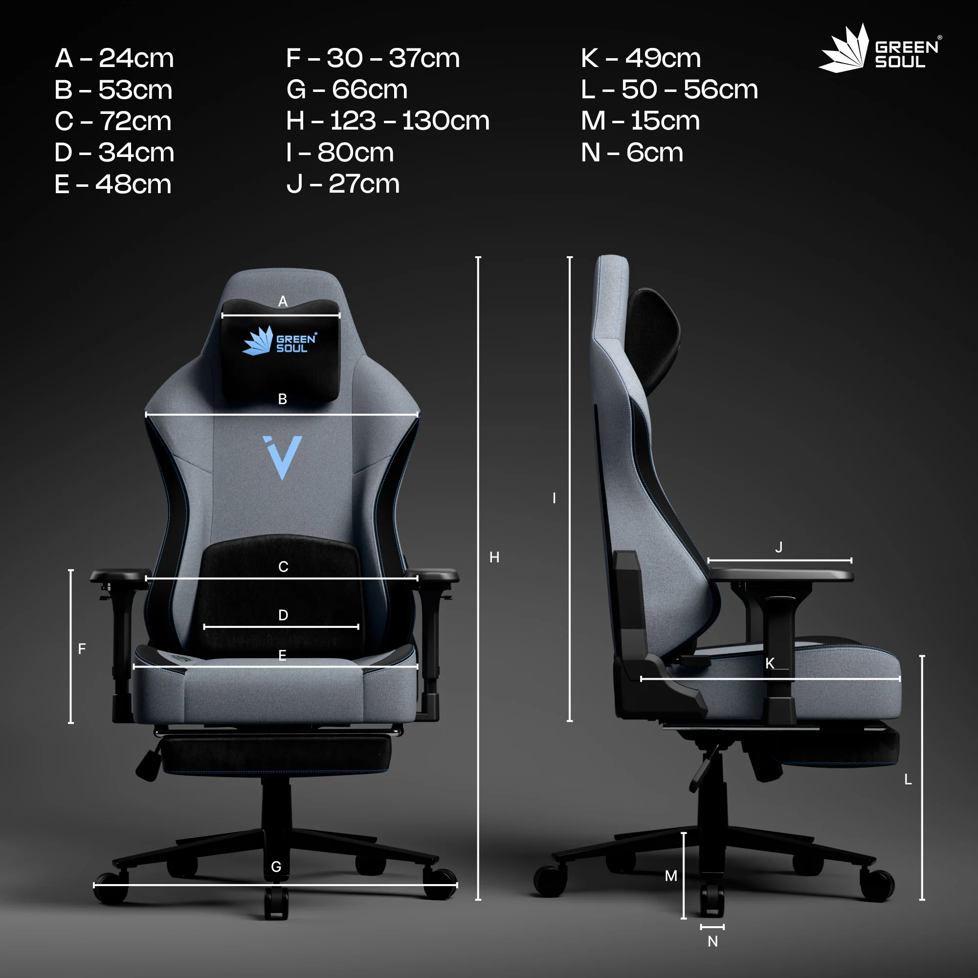 Green Soul Vision Pro V2 Gaming Chair - Image 7