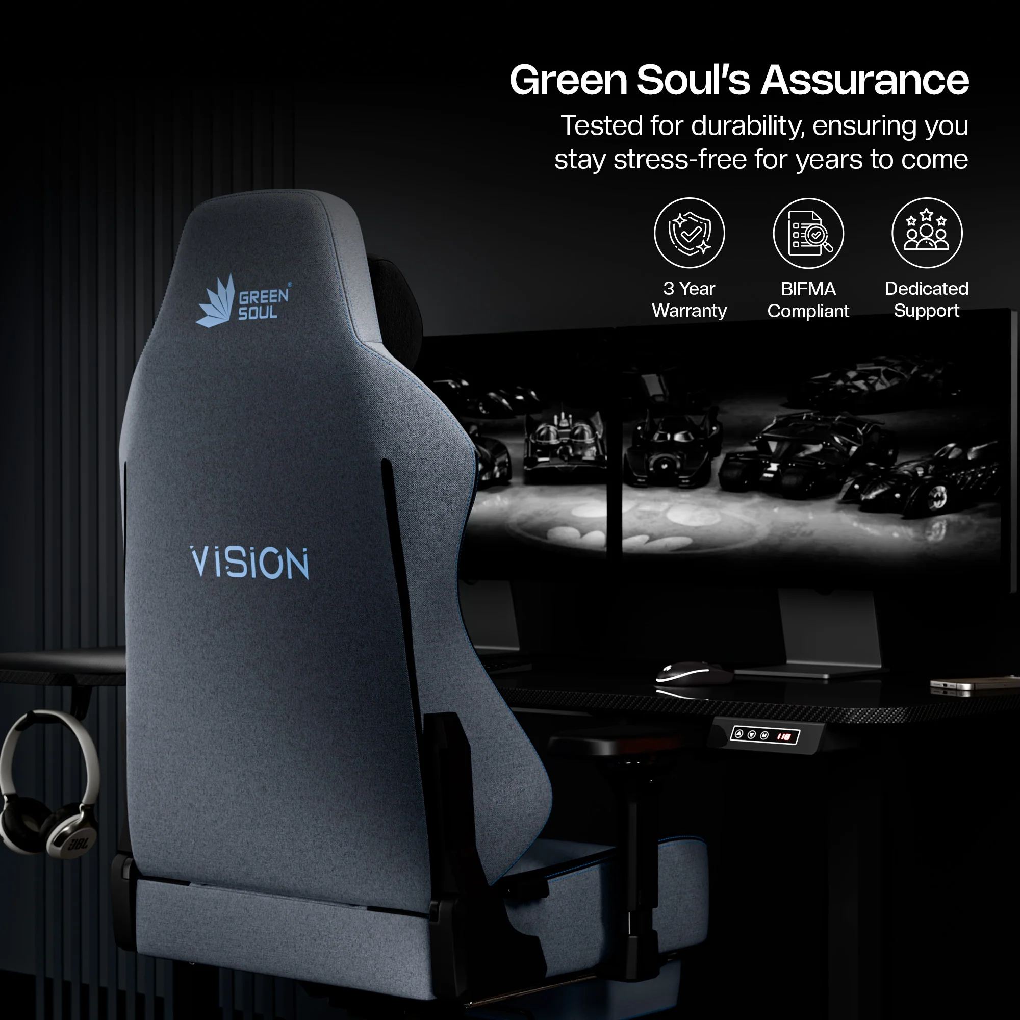 Green Soul Vision Pro V2 Gaming Chair - Image 8