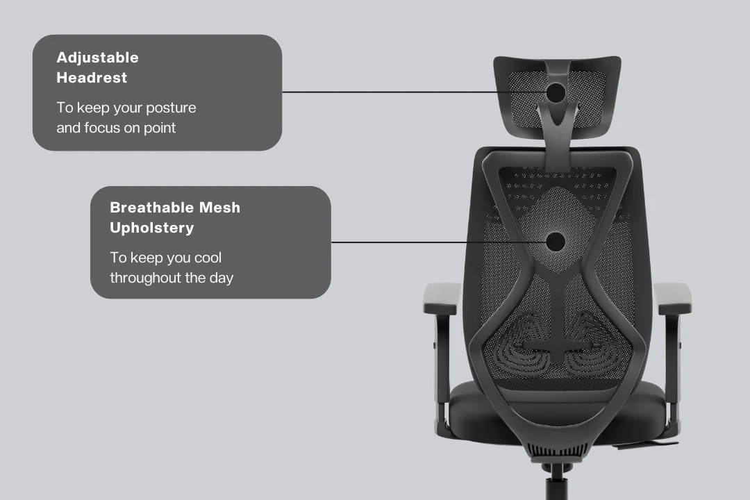 Green Soul Zodiac Pro Series High Back Mesh Office Chair - Image 12