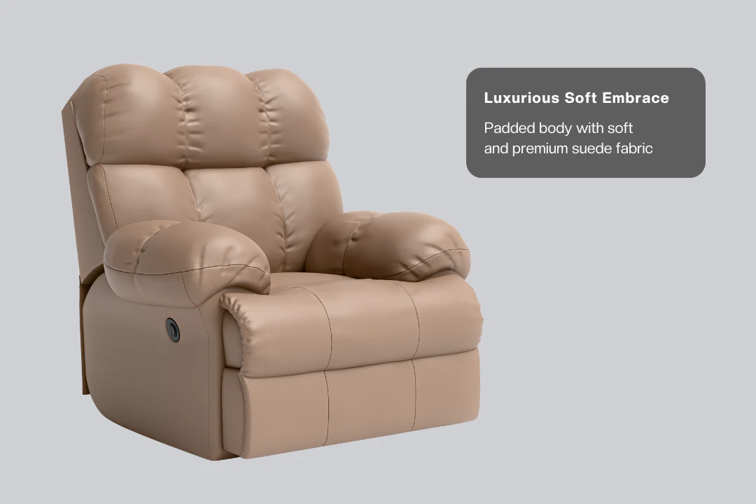 Green Soul® Shangri-La Single Seater Electric Recliner Sofa - Image 12