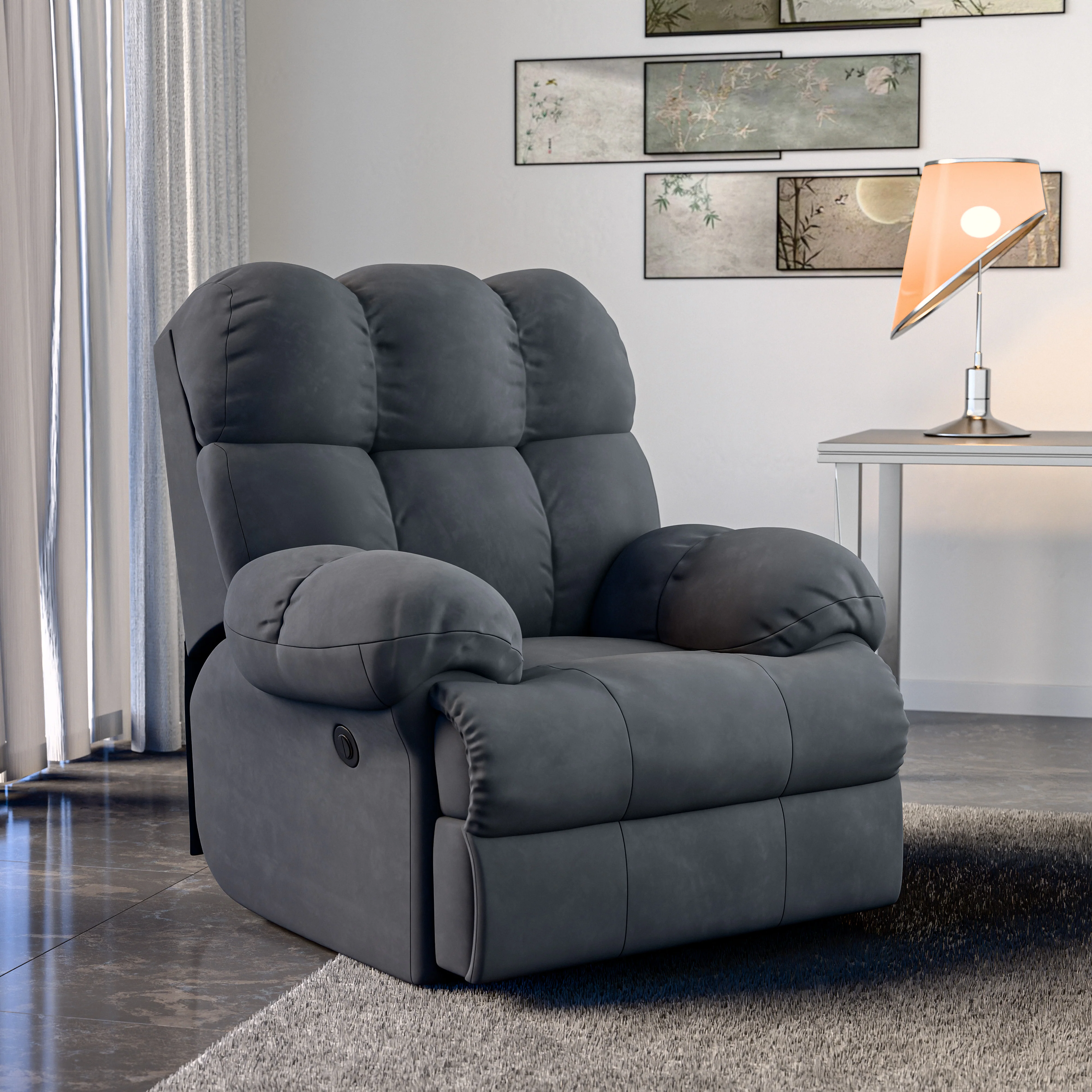 Green Soul® Shangri-La Single Seater Electric Recliner Sofa - Image 4