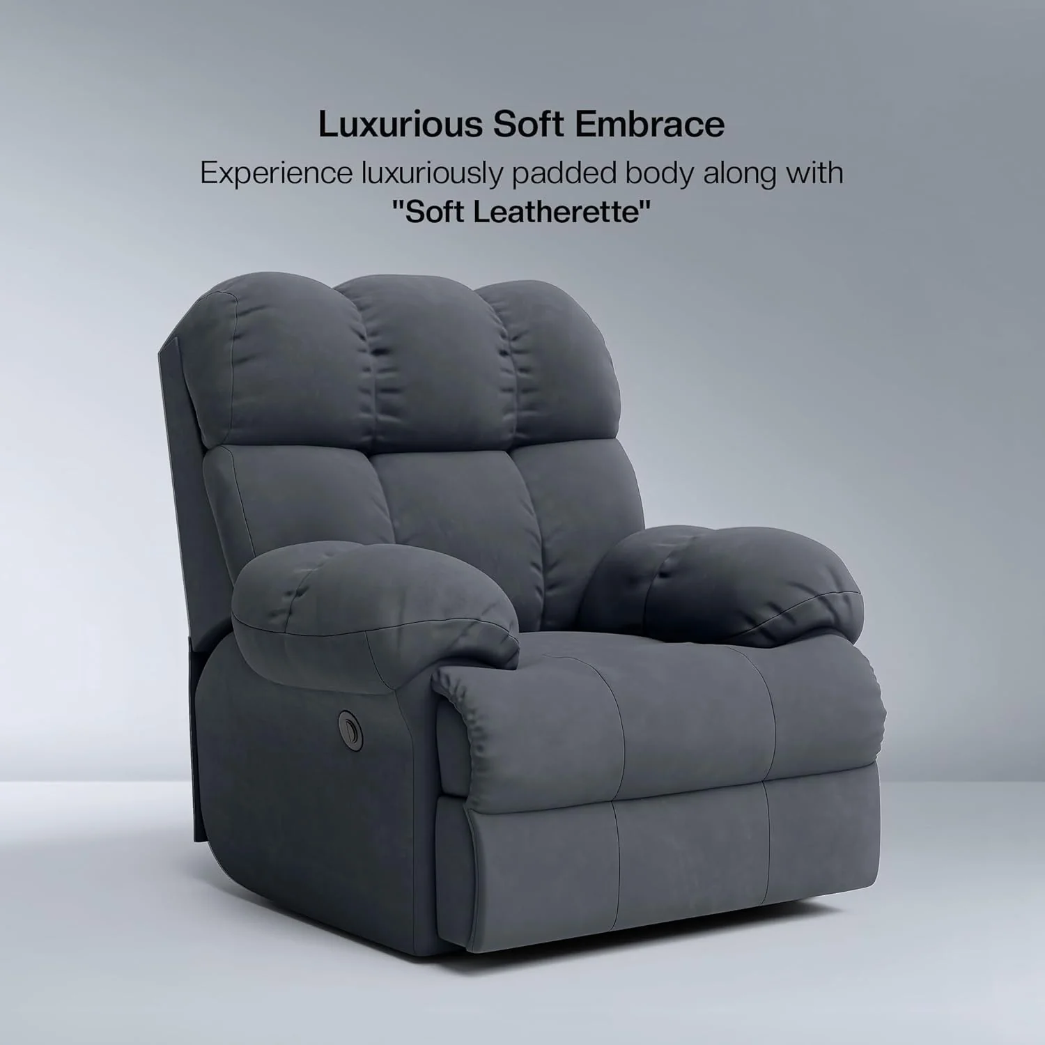 Green Soul Shangri-La Rocking, Revolving and Recline Single Seater Electric Recliner Sofa - Image 42