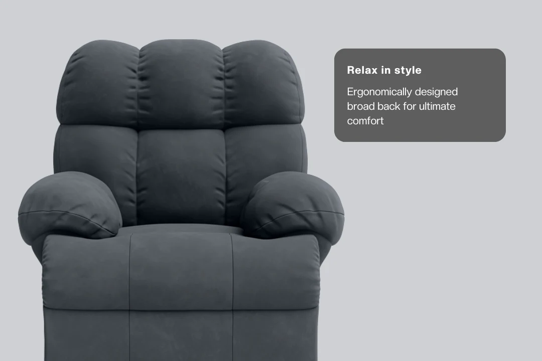 Green Soul® Shangri-La Single Seater Electric Recliner Sofa - Image 5