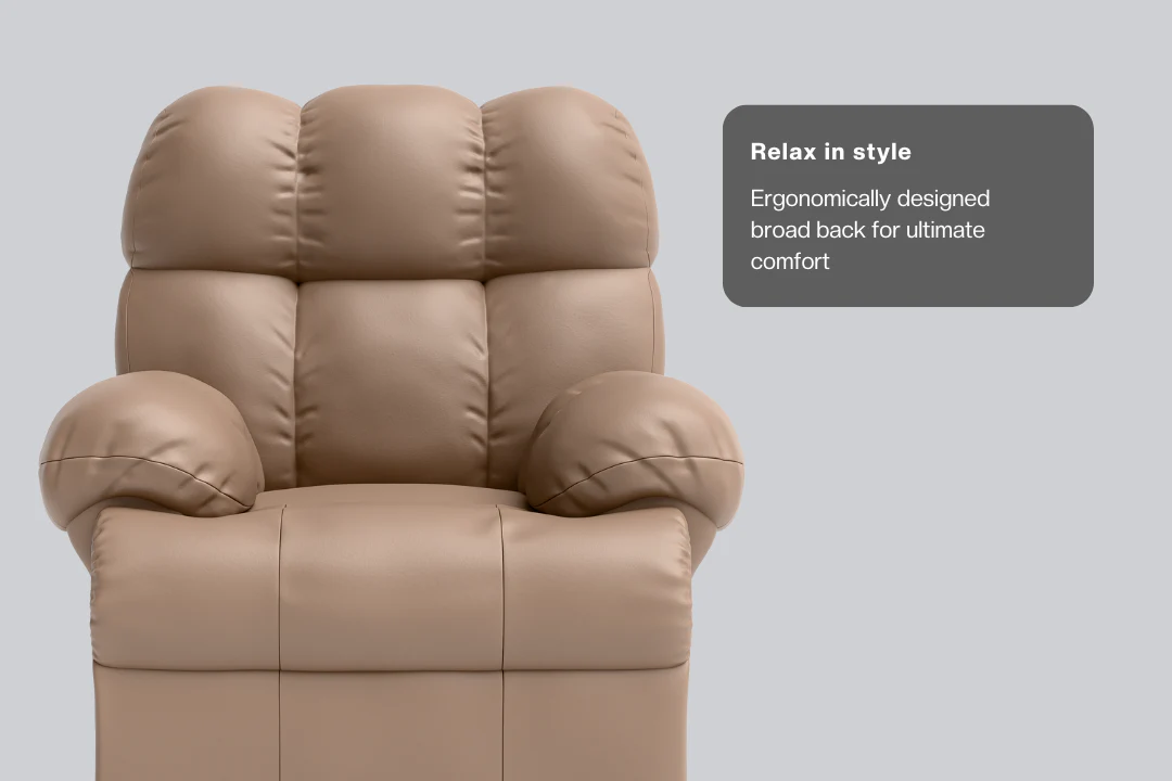 Green Soul Shangri-La Rocking, Revolving and Recline Single Seater Electric Recliner Sofa - Image 58